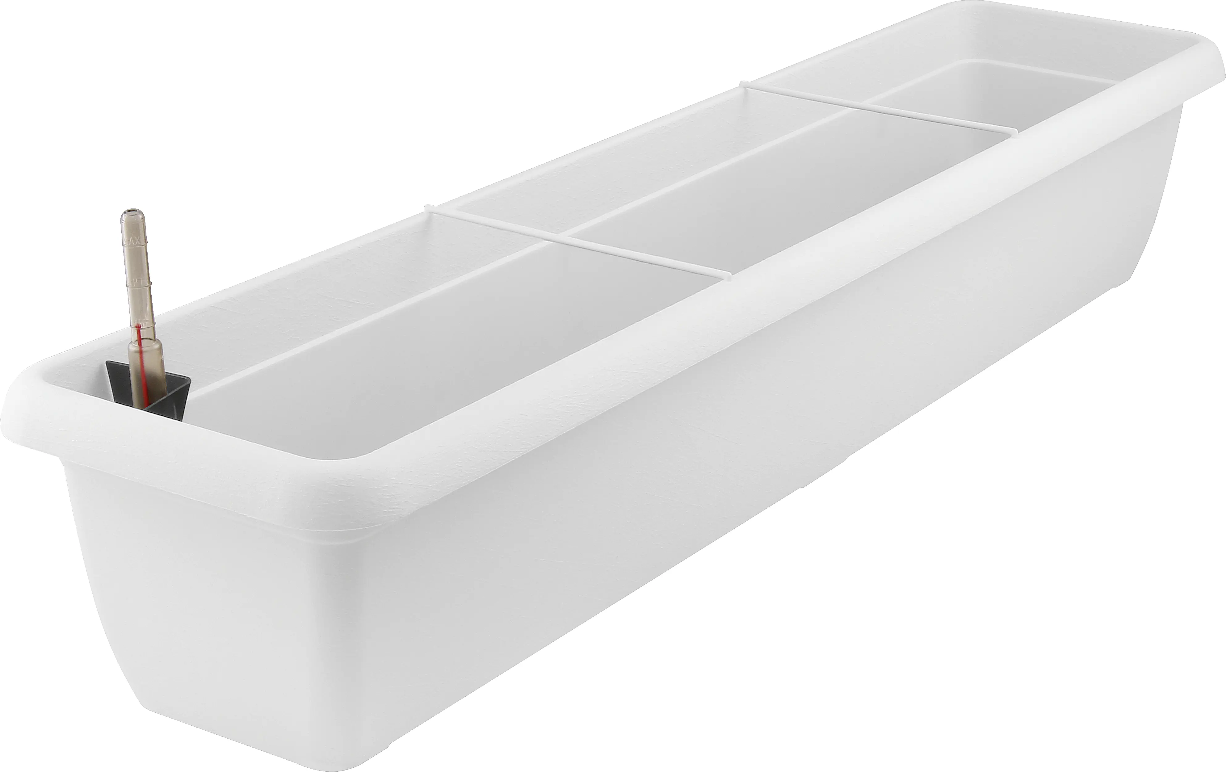 Geli Bewässerungsblumenkasten Aqua Andalucia 100 cm weiß