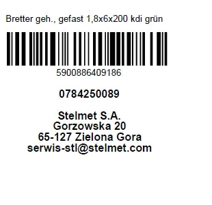 Brett Kiefer kesseldruckimprägniert 200 x 6 x 1,8 cm