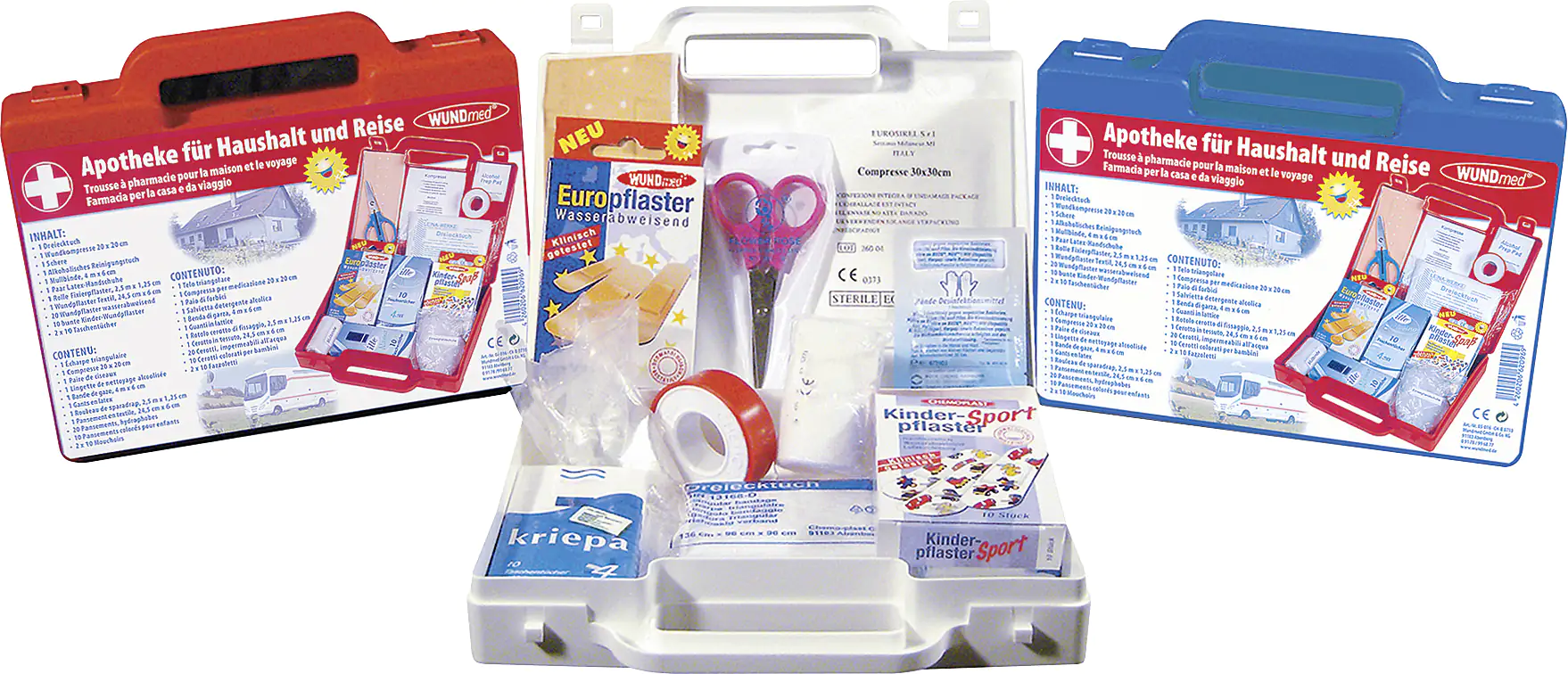 Wundmed Apotheke für Haushalt und Reise 40-teilig