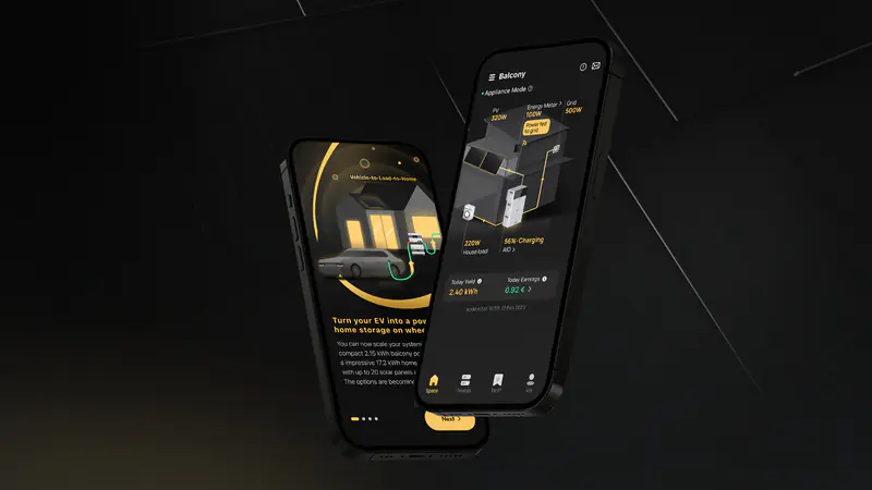 SunEnergyXT Balkonkraftwerkspeicher Kopfspeicher 500Pro 5024 Wh 2400 W bidirektionaler-Wechselrichter