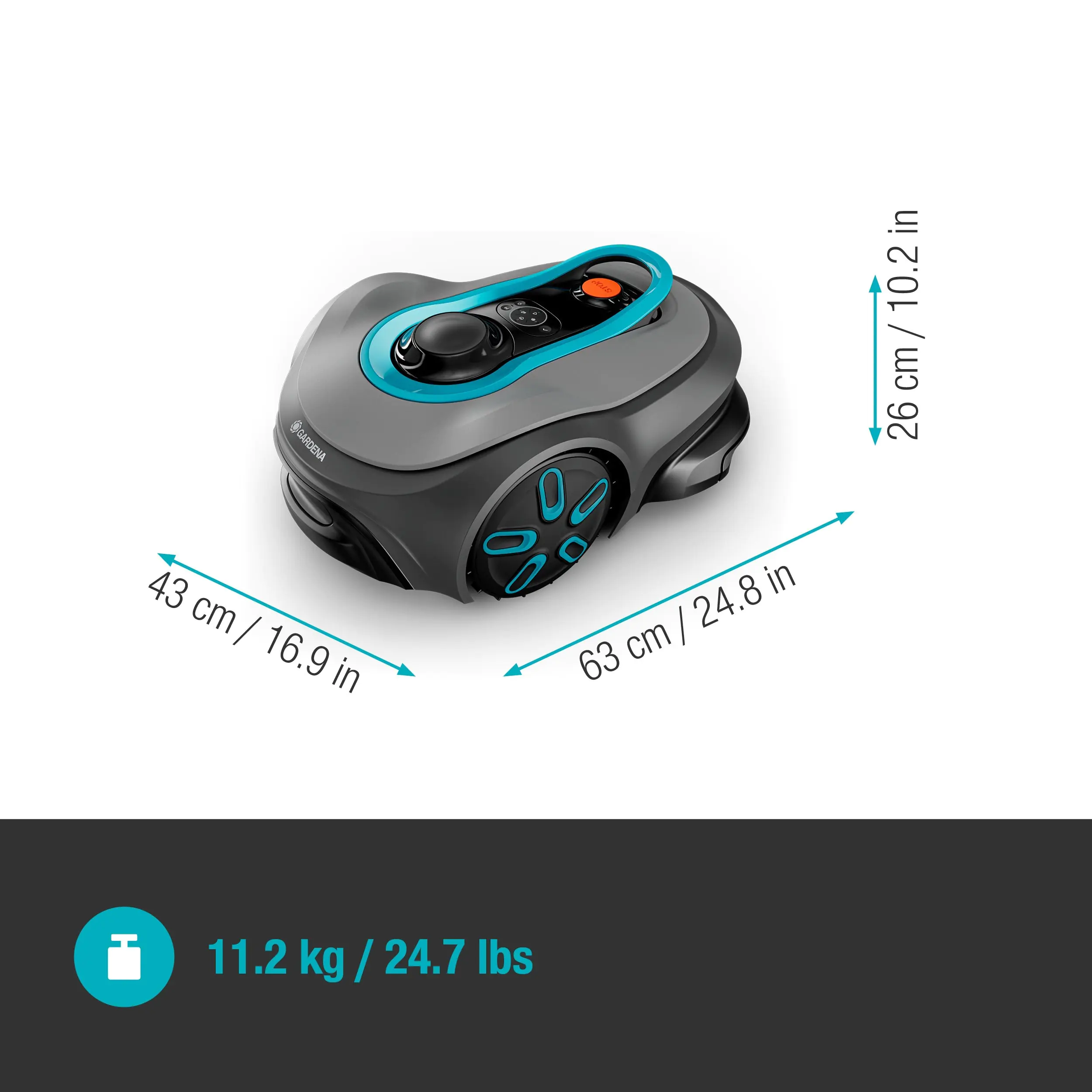 Gardena Mähroboter smart SILENO free 800m² Set Gardena Mähroboter smart SILENO free 800m² Set