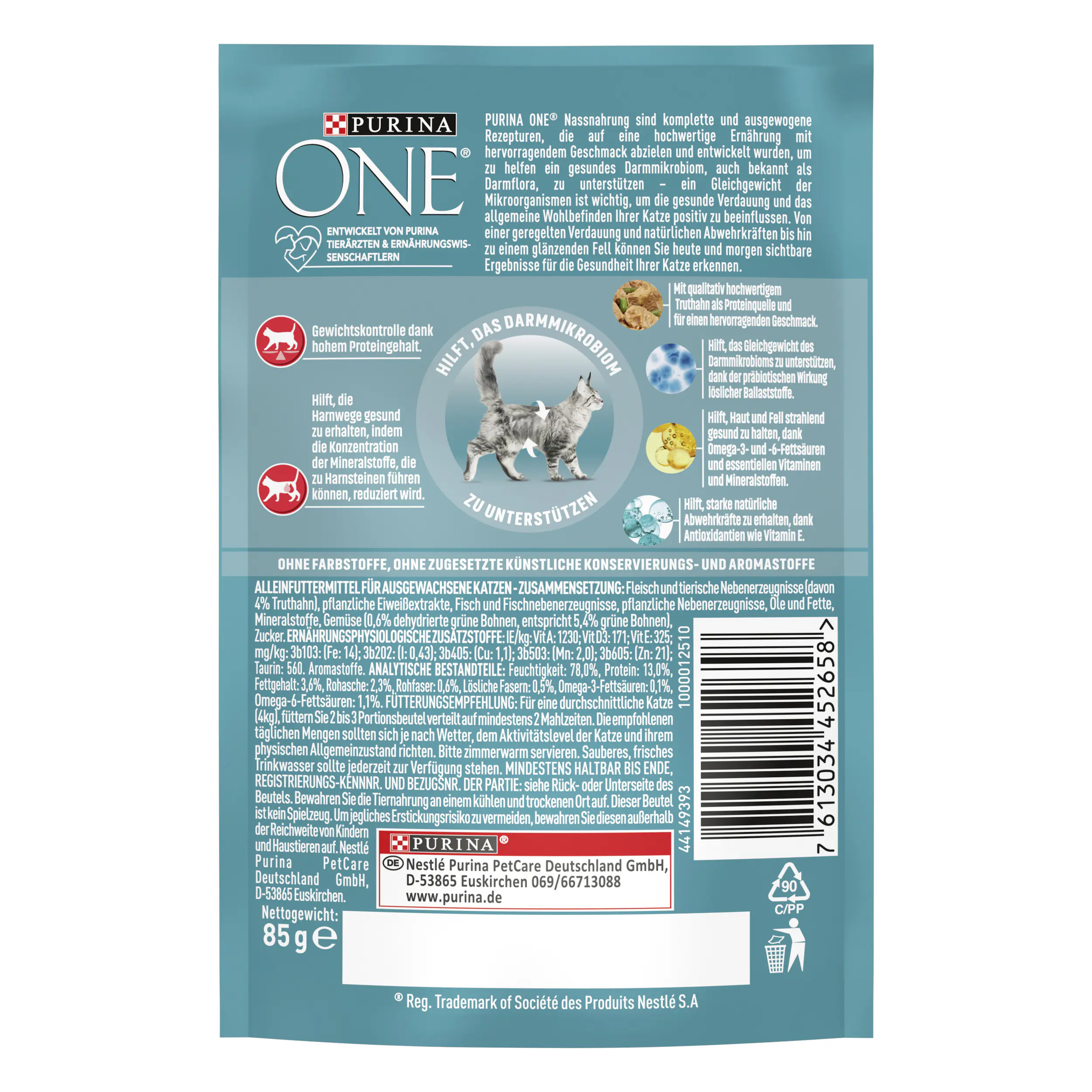 Purina ONE Sterilcat Truth. Katzennassfutter 85 g