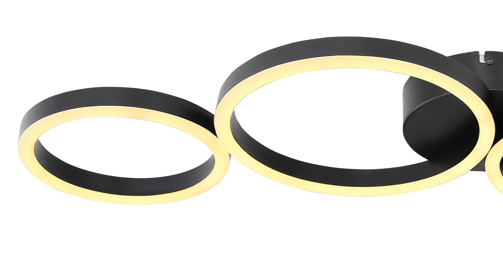 Globo Lighting LED Deckenleuchte Venosa 88,5 cm, schwarz