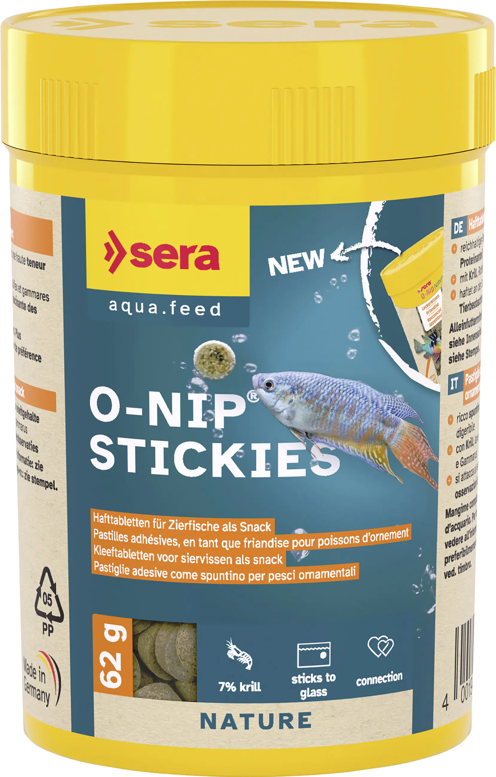 Sera Fischfutter O-Nip Stickies 100 Tabs Sera Fischfutter O-Nip Stickies 100 Tabs