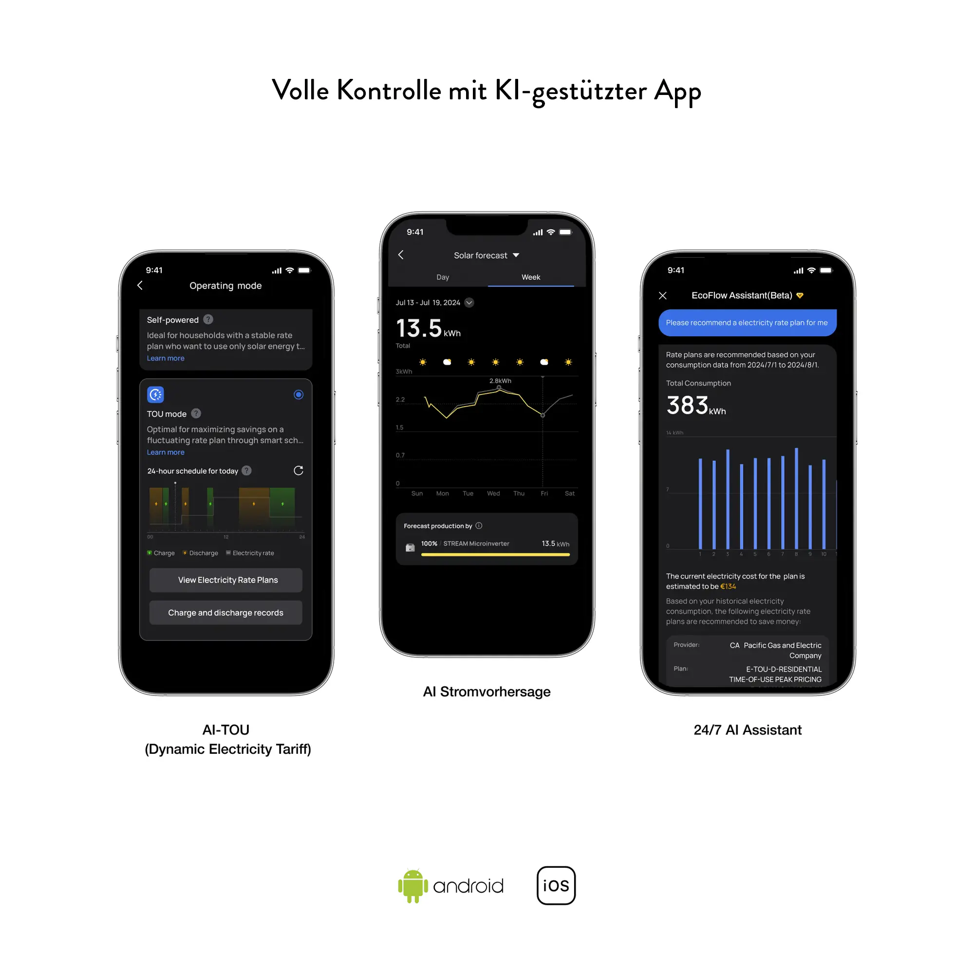 Vale Balkonkraftwerk 920 Wp mit EcoFlow Wechselrichter EF8N-O 