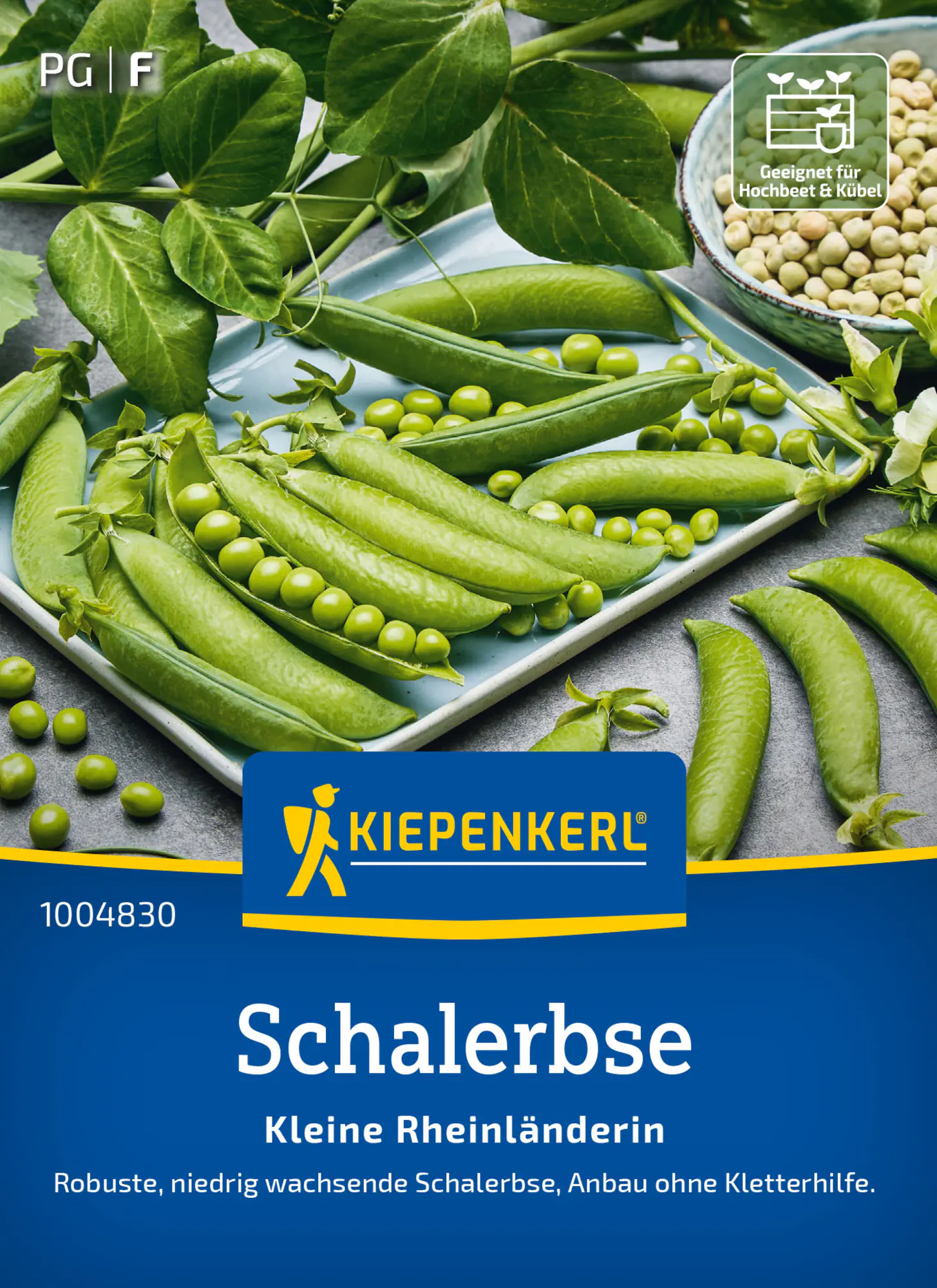 Kiepenkerl Saatgut Schalerbsen Kleine Rheinländerin für ca. 2,4 – 4 m²