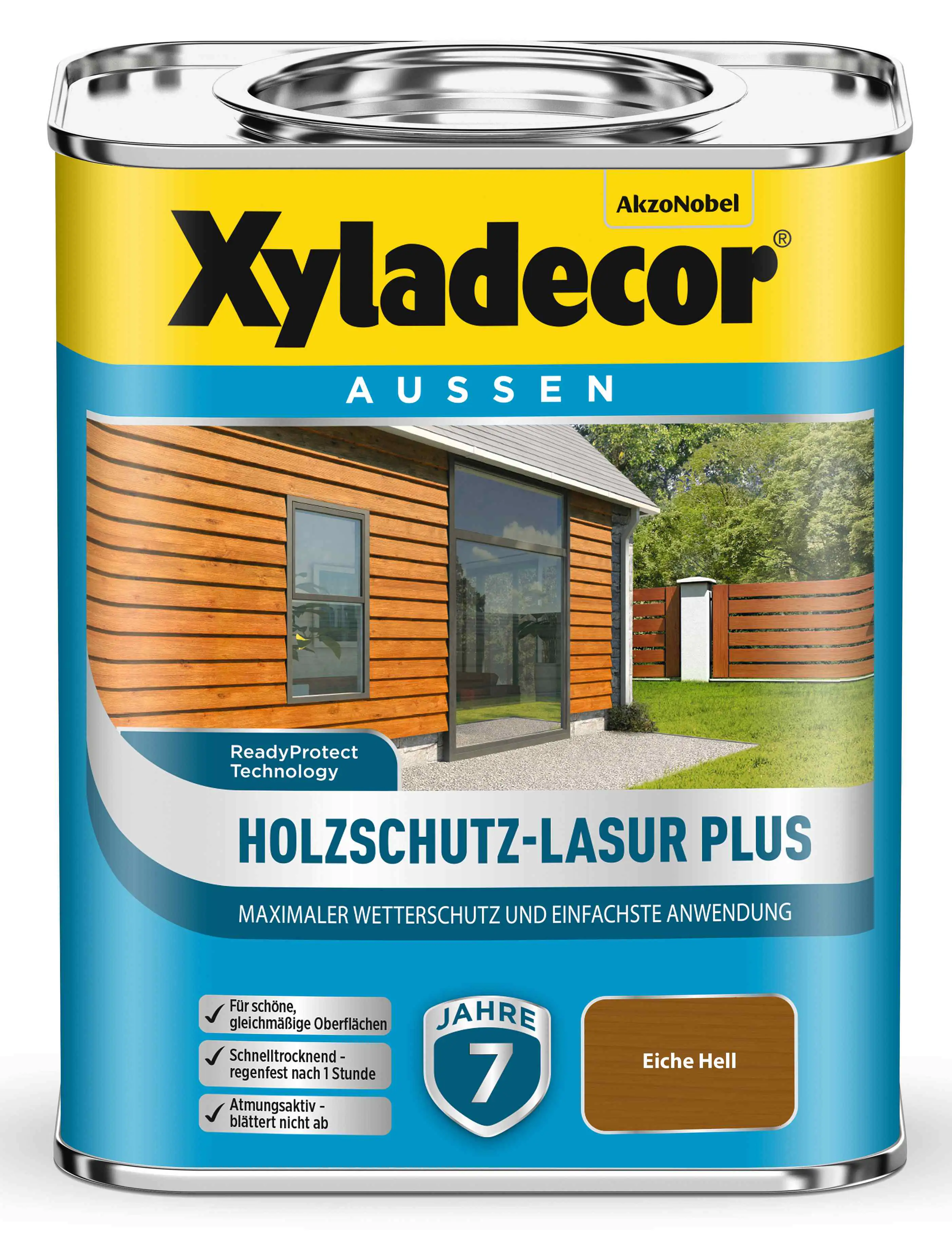 Xyladecor Holzschutz-Lasur 750 ml eiche-hell Plus Xyladecor Holzschutz-Lasur 750 ml eiche-hell Plus