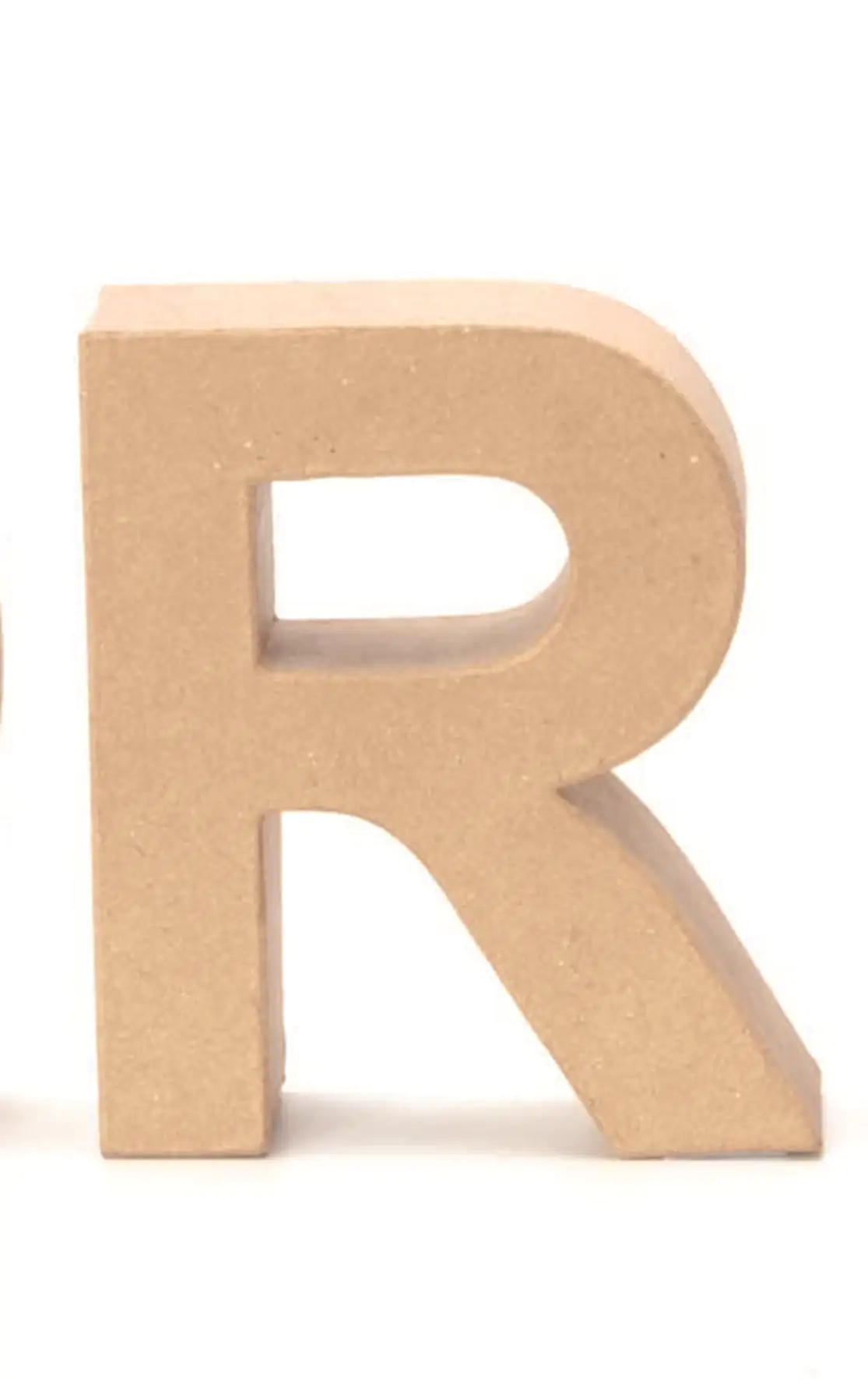 Glorex Papp-Buchstabe R 17,5 x 5,5 cm