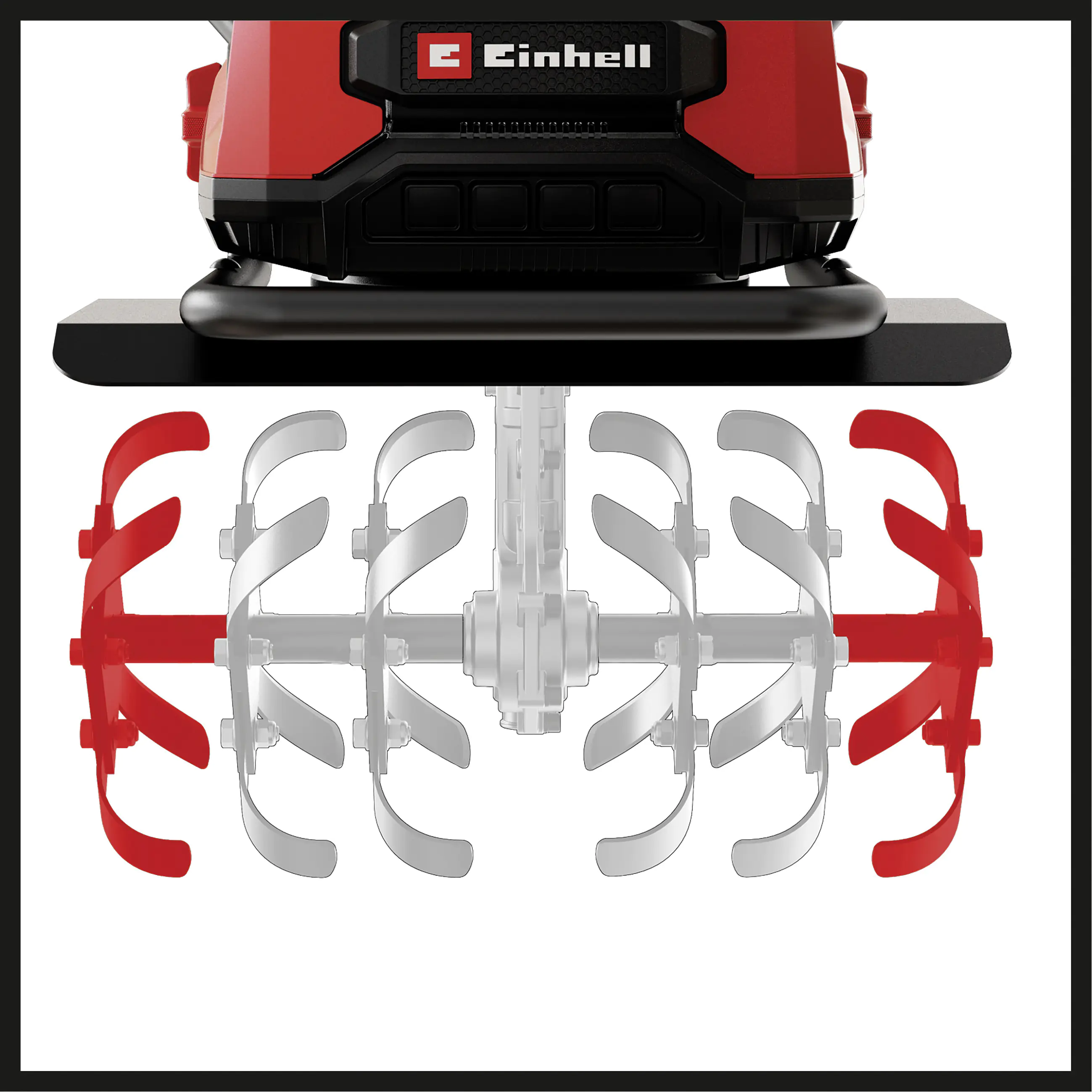 Einhell Akku-Bodenhacke GP-CR 36/45 Li E BL- Solo 45 cm Arbeitsbreite Einhell Akku-Bodenhacke GP-CR 36/45 Li E BL- Solo 45 cm Arbeitsbreite