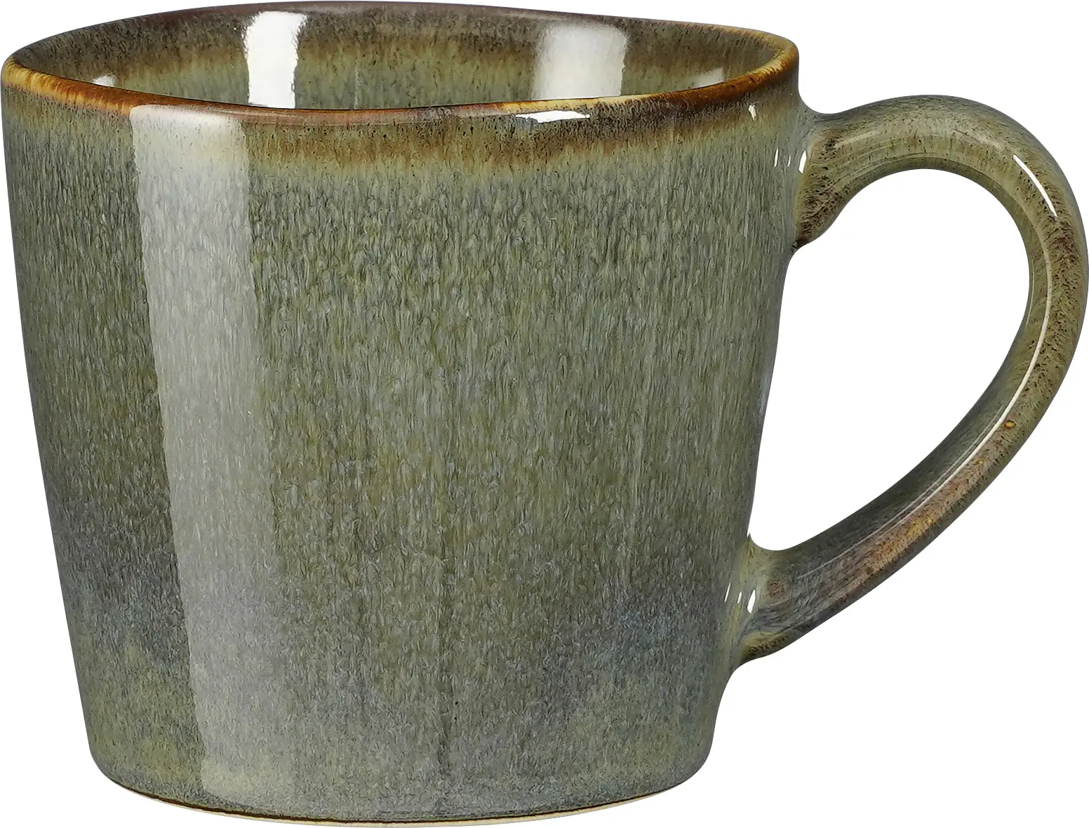 Mica Decorations Tasse Racco stoneware 7,5 x 8,5 cm grün