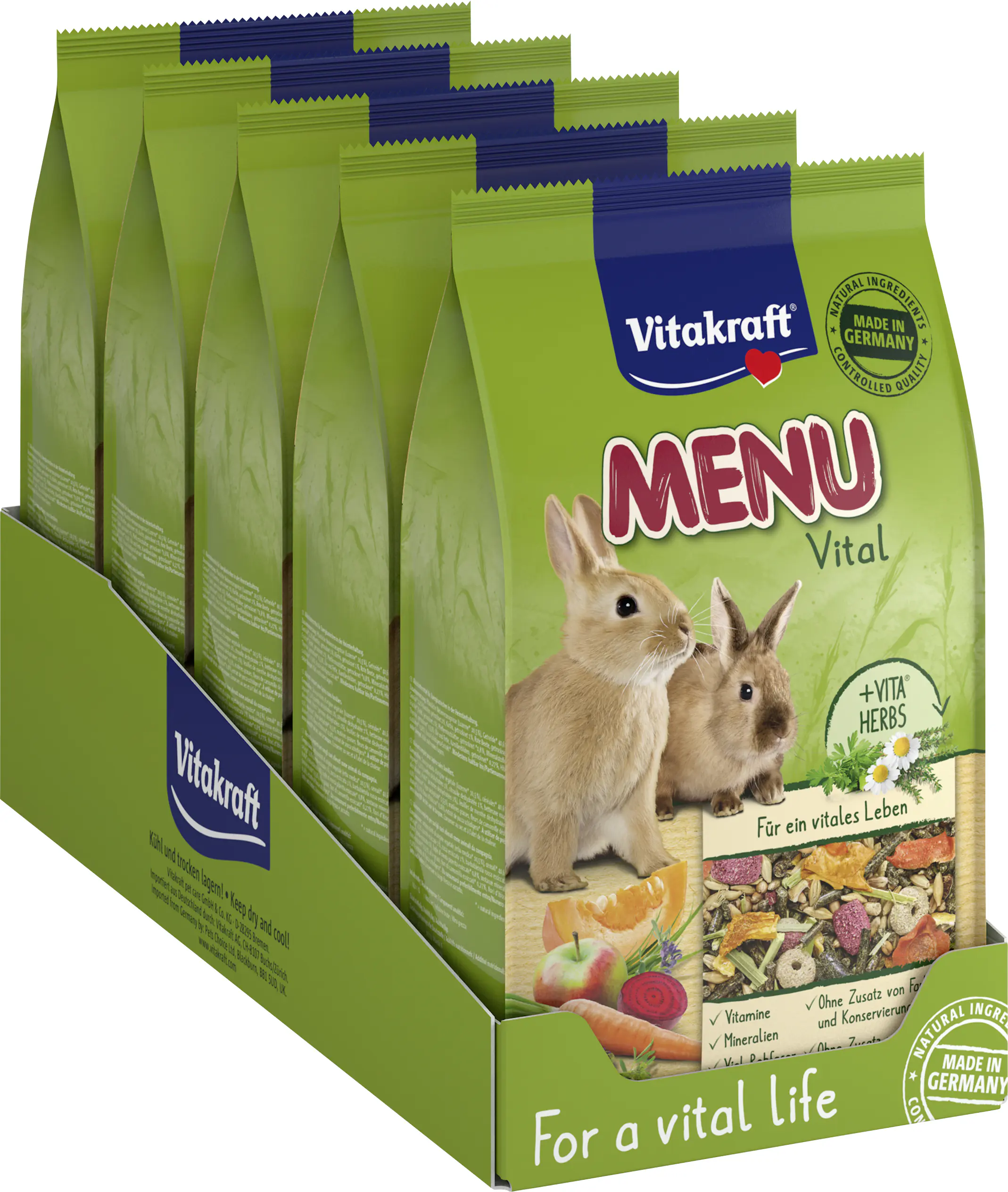 Vitakraft Kaninchenfutter Menu Vital 1 kg