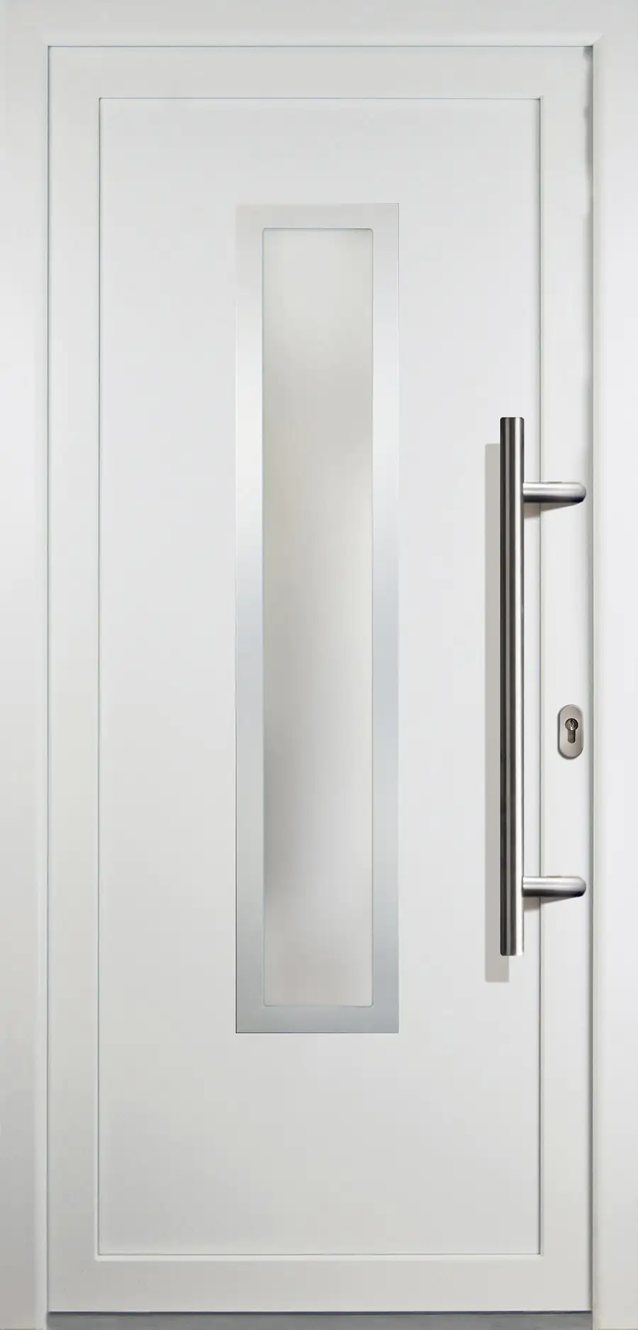 4060691153320 Meeth Haustür Signum PVC Exclusiv PVC Modell 32 98 x 200 cm, DIN rechts, weiß