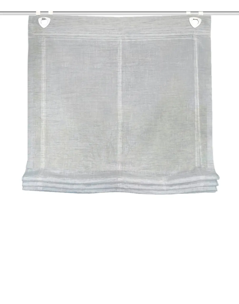 Raffrollo Casper grau 130 x 45 cm 