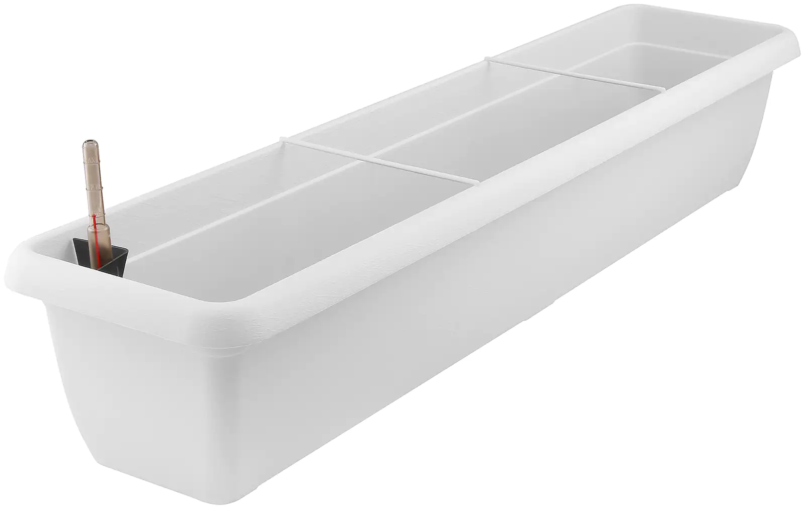 Geli Bewässerungsblumenkasten Aqua Andalucia 100 cm weiß