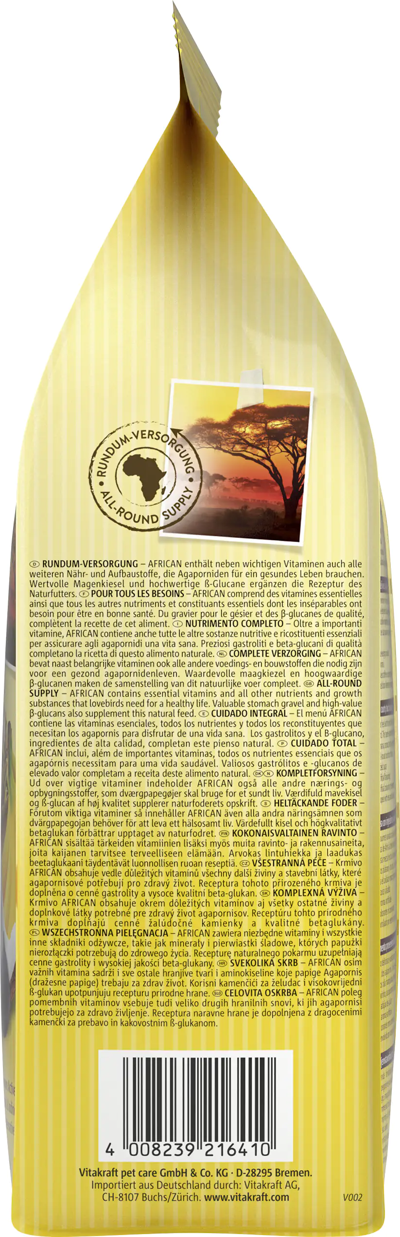 Vitakraft AFRICAN afrik. Kleinpapagei 750 g Vitakraft AFRICAN afrik. Kleinpapagei 750 g