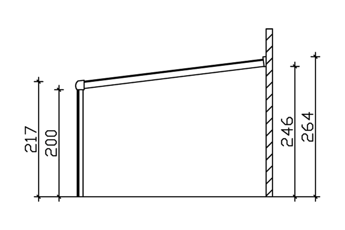 4018211224623_04 SKAN HOLZ Terrassenüberdachung Modena 541 x 357 cm Aluminium Weiß