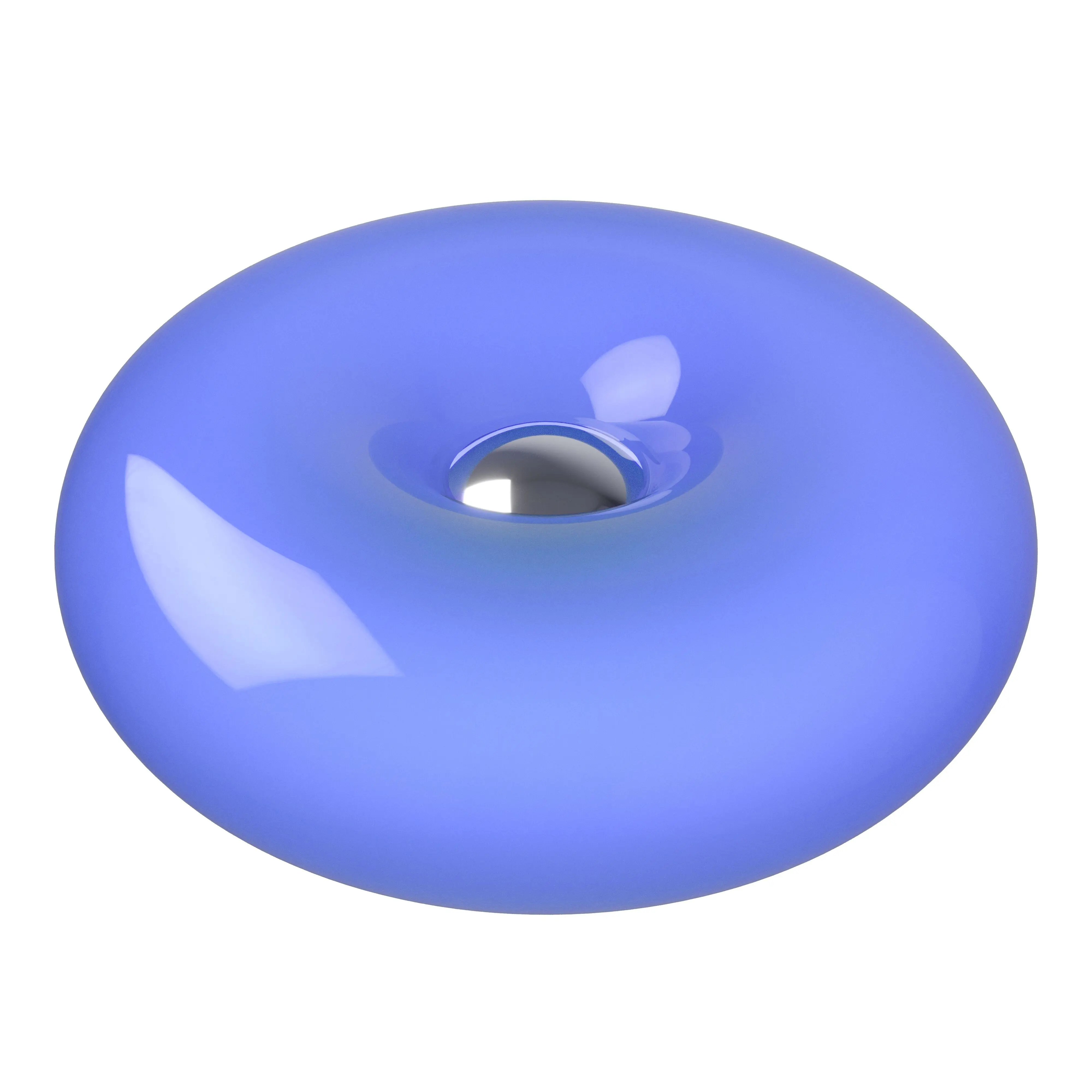 Eglo LED-Tischleuchte Basile Ø 30 x 10,8 cm warmweiß blau