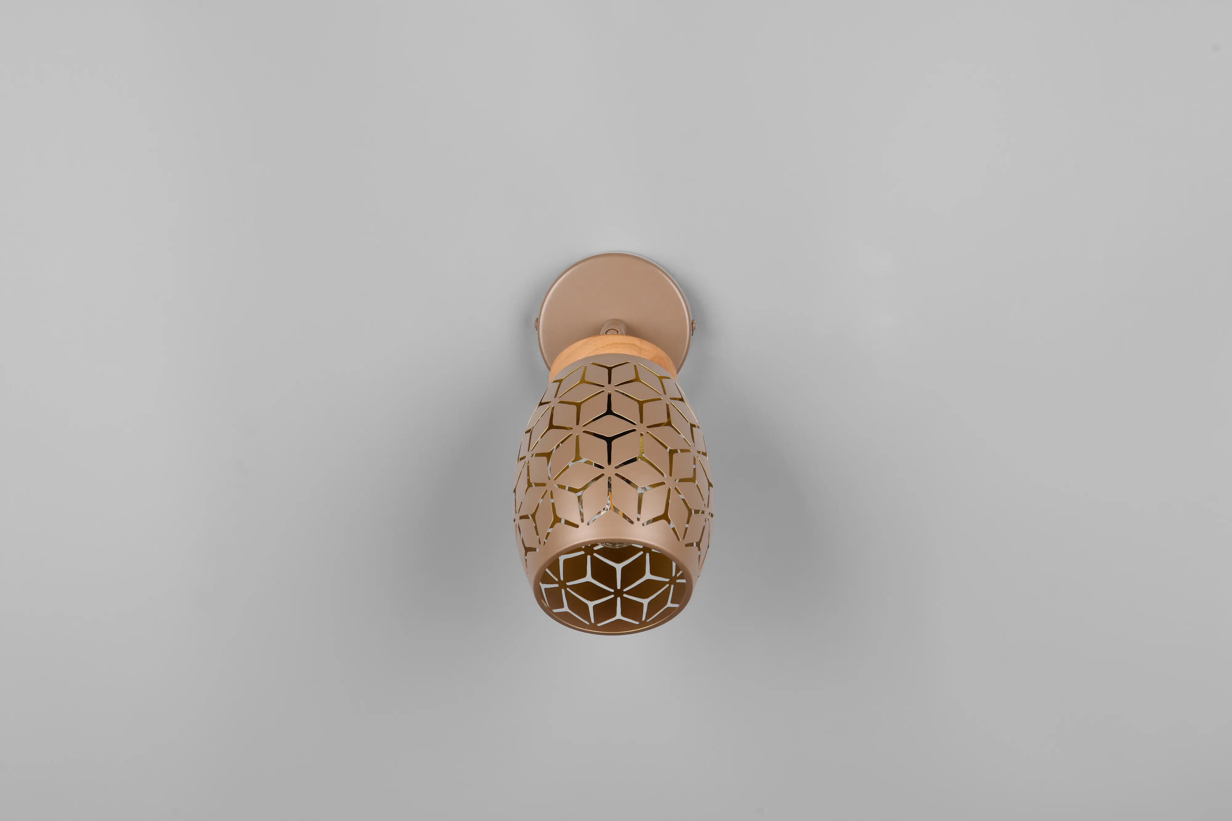 Trio Wandlampe 1er Spot Spot Bidar Ø 12 x 27 cm coffee