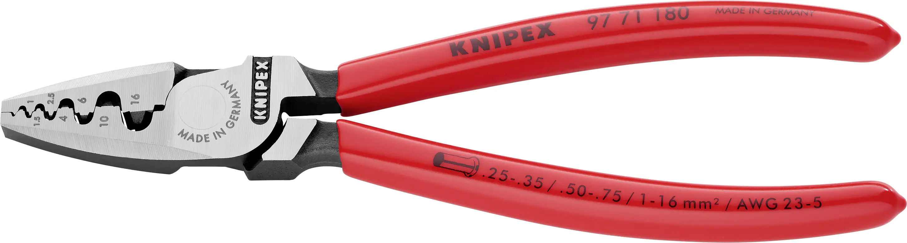 Knipex Aderendhülsenzange 0,5-16 SB
