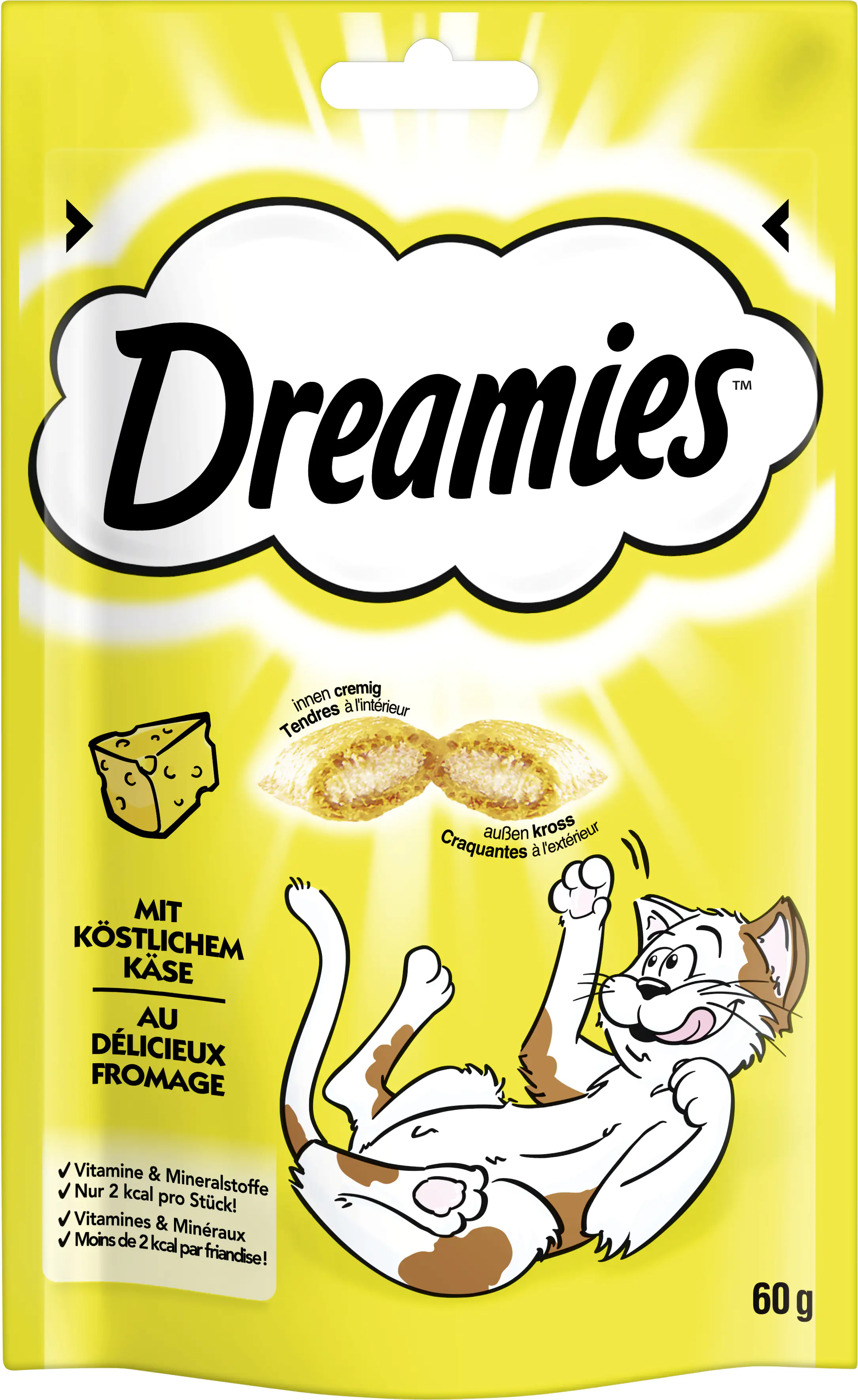 Dreamies Katzensnack Käse 60 g Dreamies Katzensnack Käse 60 g
