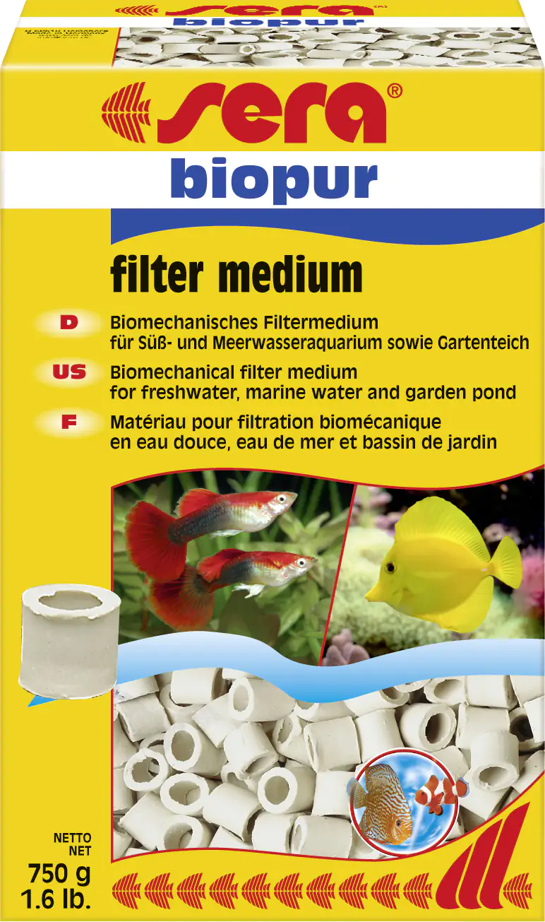 Sera Aquariumzubehör Filtermedium biopur 750 g