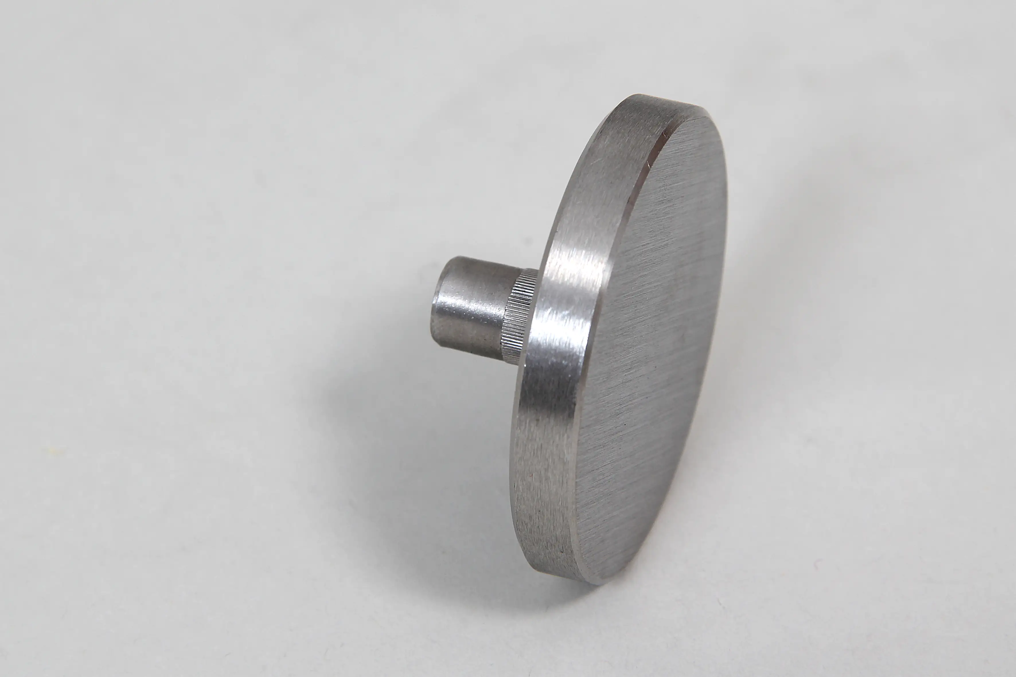 Dieda Endkappen Edelstahl V2A flach mit Stift  Ø 5 mm