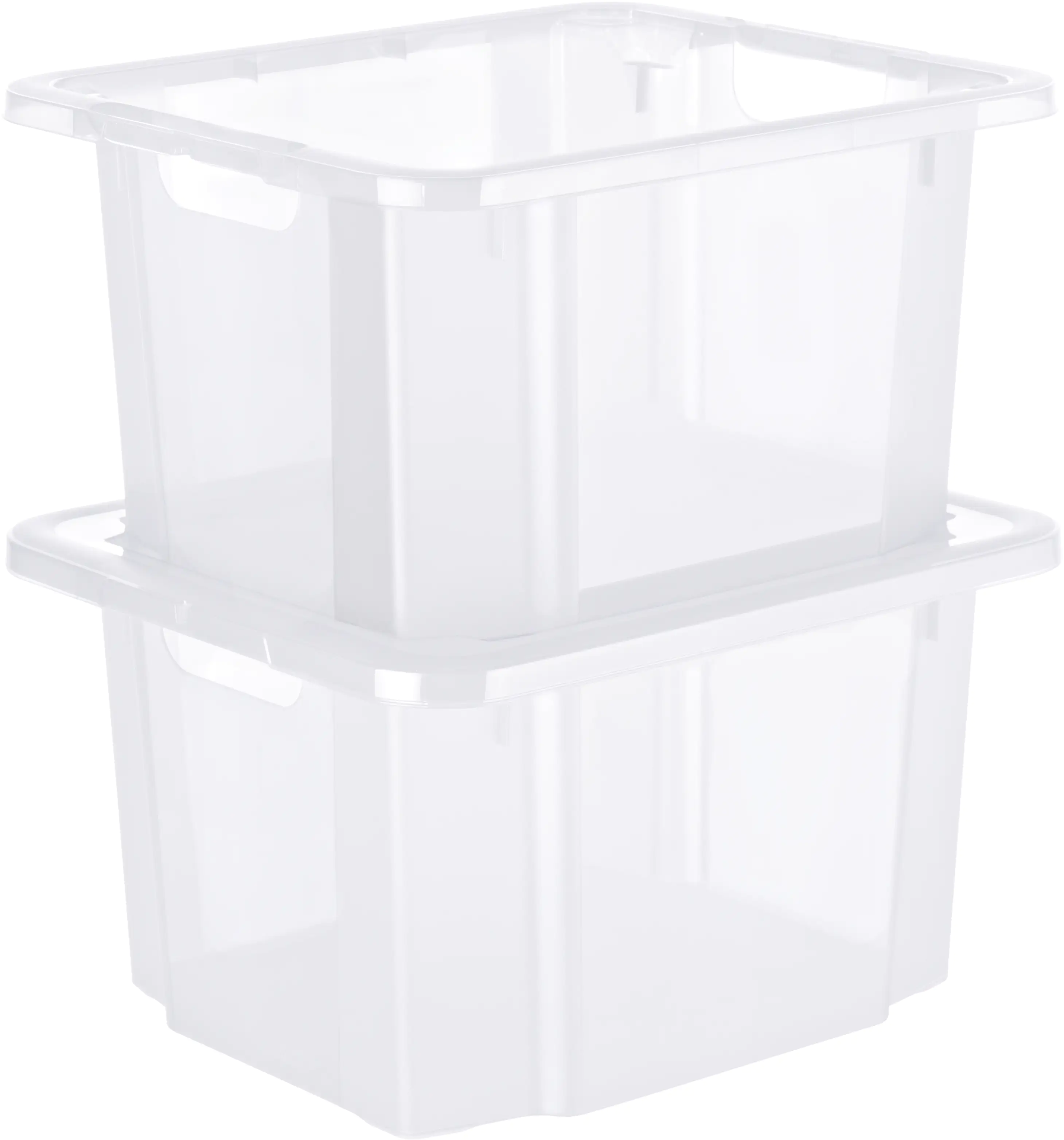 Rotho Drehstapelbox Reverso 26 L transparent