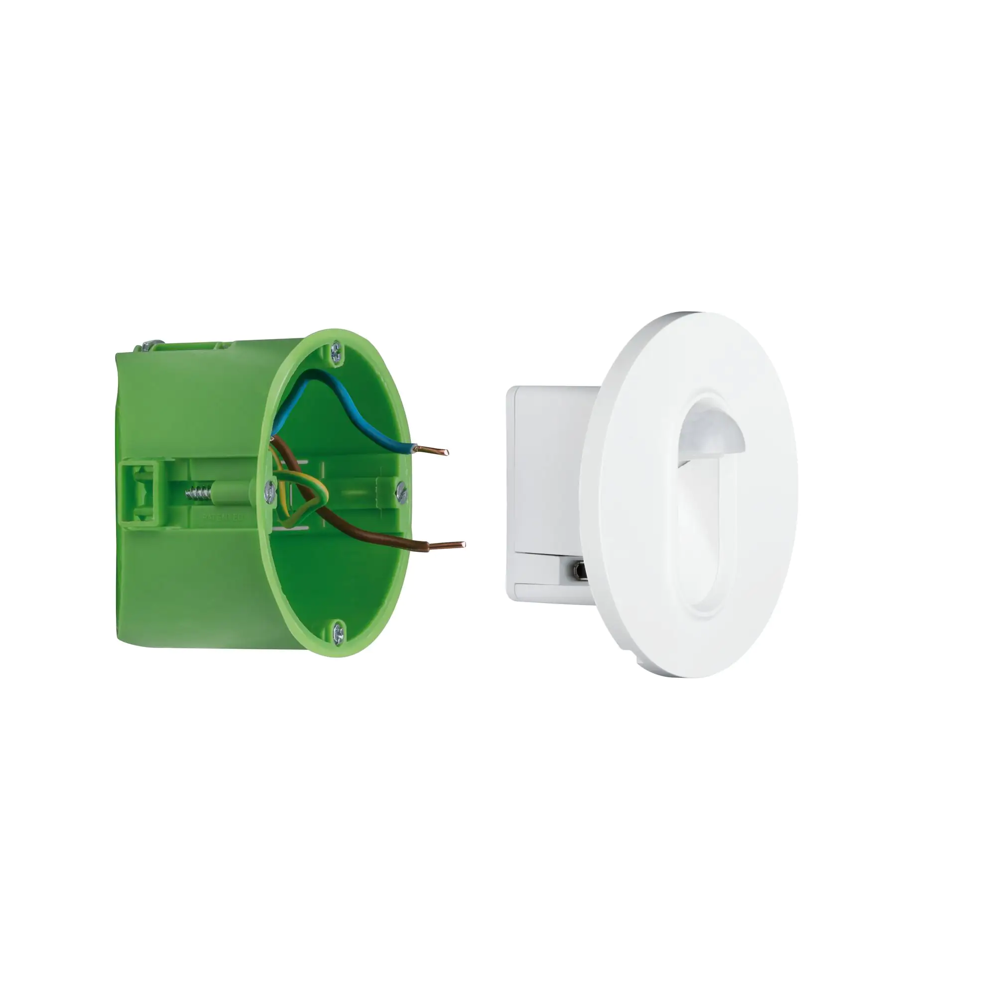 4000870929254_4 Paulmann Einbauleuchten Set weiß rund 1x2,7W starr