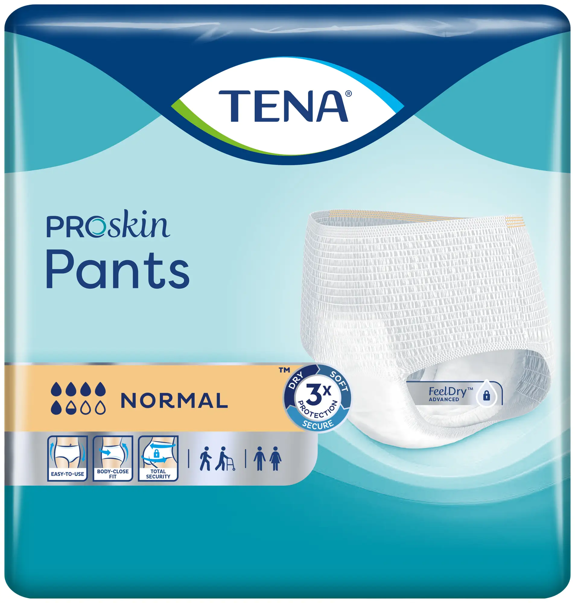 Tena Pants Normal Einweghose Größe L, 18 Stück