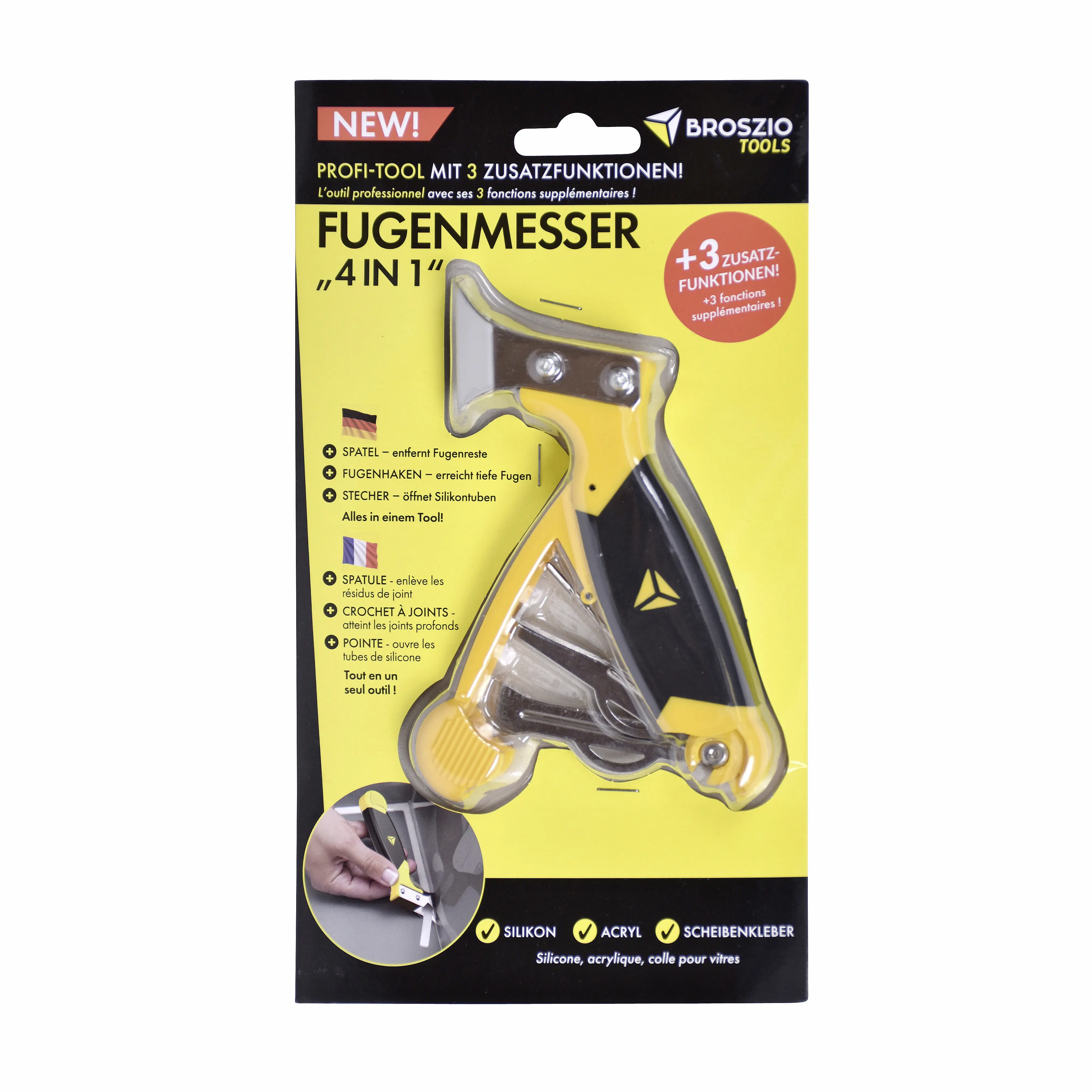 Broszio Fugenmesser 4 in 1