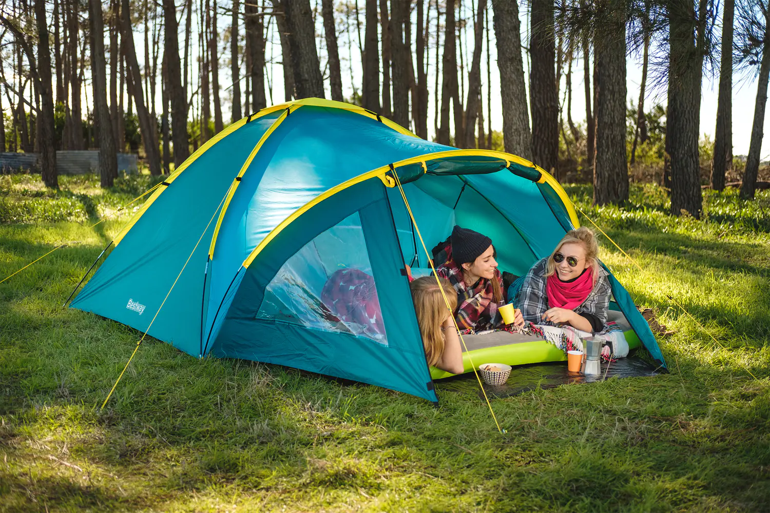 Bestway 3 Personen Zelt Active Mount 3 350 x 240 x 130 cm