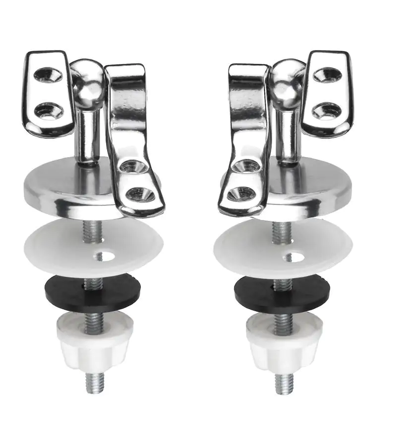 Cornat WC-Sitz Befestigung verchromt / für Holzsitze