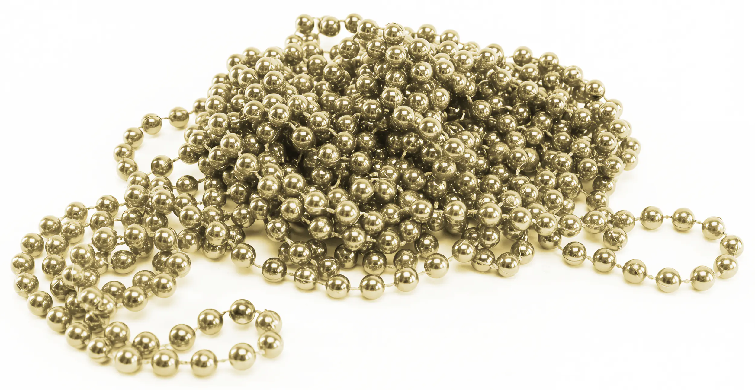TrendLine Perlenkette bruchfest, langlebig 10 m champagner