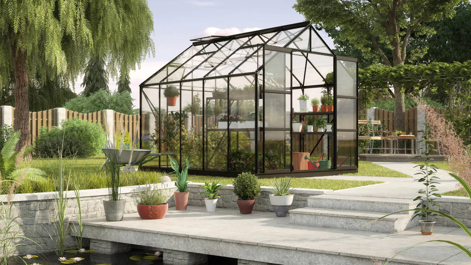 Vitavia Gewächshaus Uranus 8300 254 x 317 cm 3 mm Sicherheitsglas