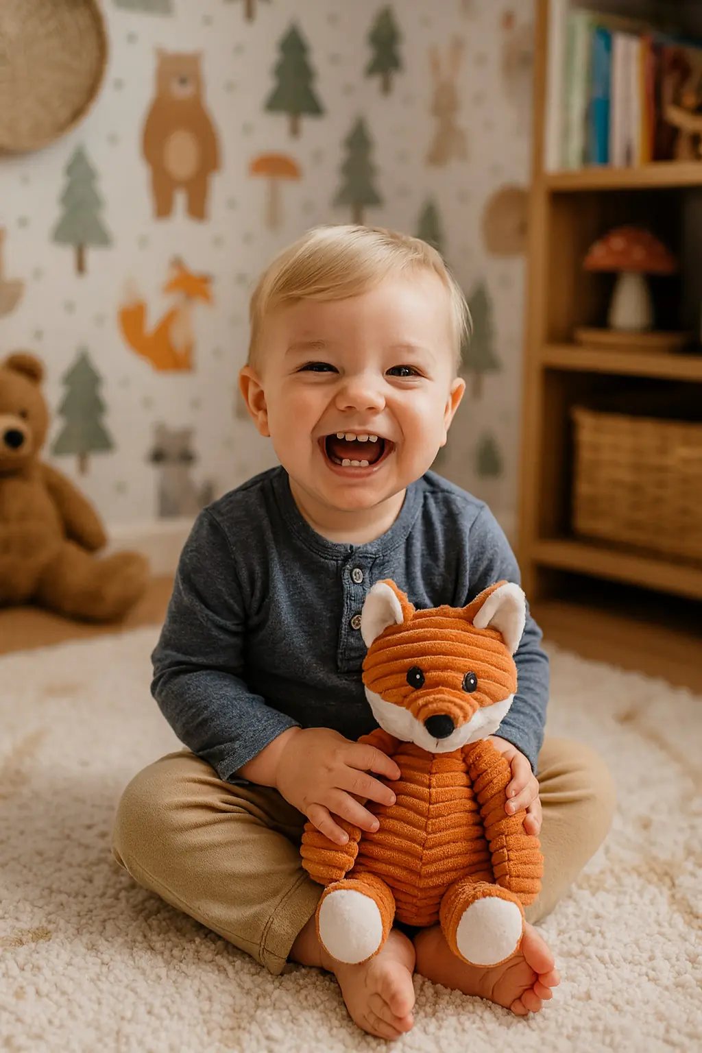 Warmies Pure Wärmekuscheltier Fuchs orange