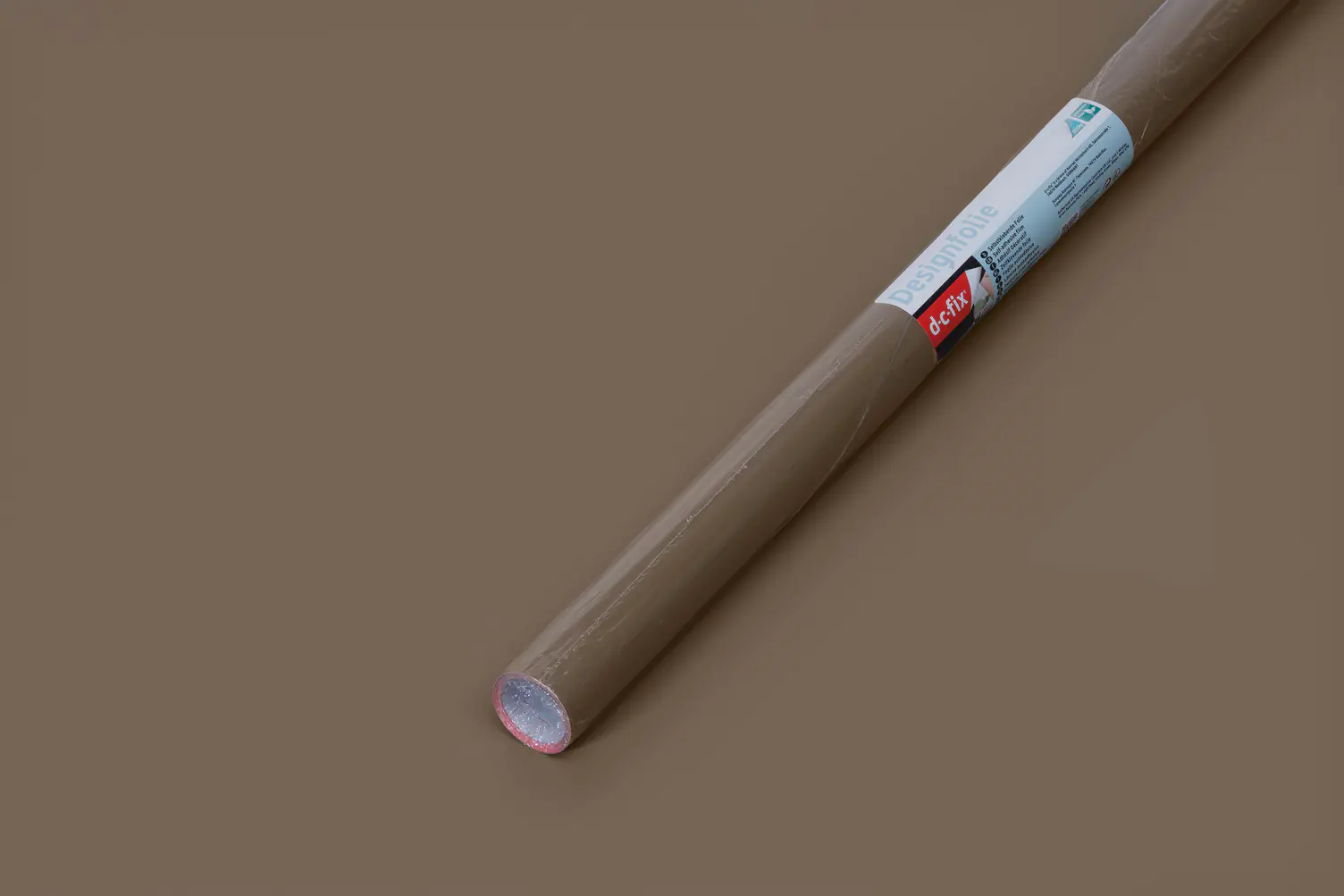 d-c-fix Selbstklebefolie Uni seidenmatt teak braun 45 cm x 2 m