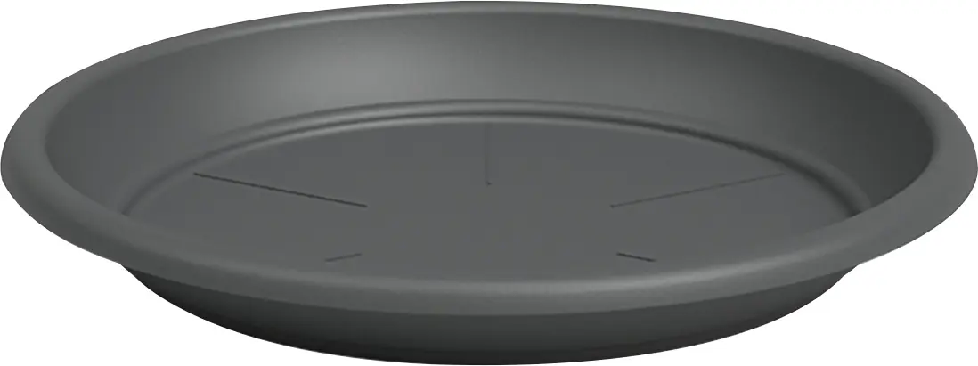 Artevasi Blumentopfuntersetzer Redondo Kunststoff rund anthrazit matt Ø 22 cm
