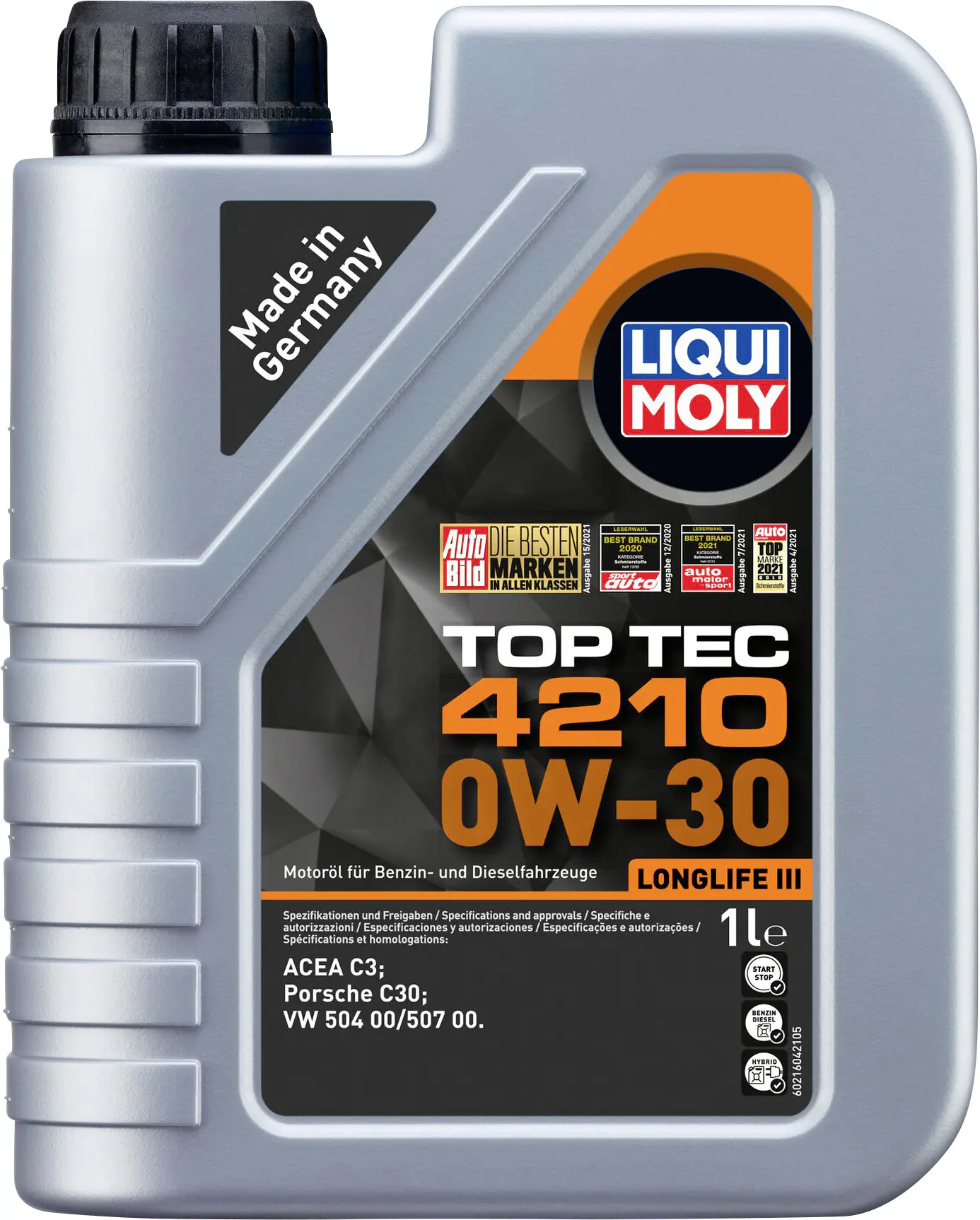 Liqui Moly Motoröl Top Tec 4210 0W-30 1 L Liqui Moly Motoröl Top Tec 4210 0W-30 1 L