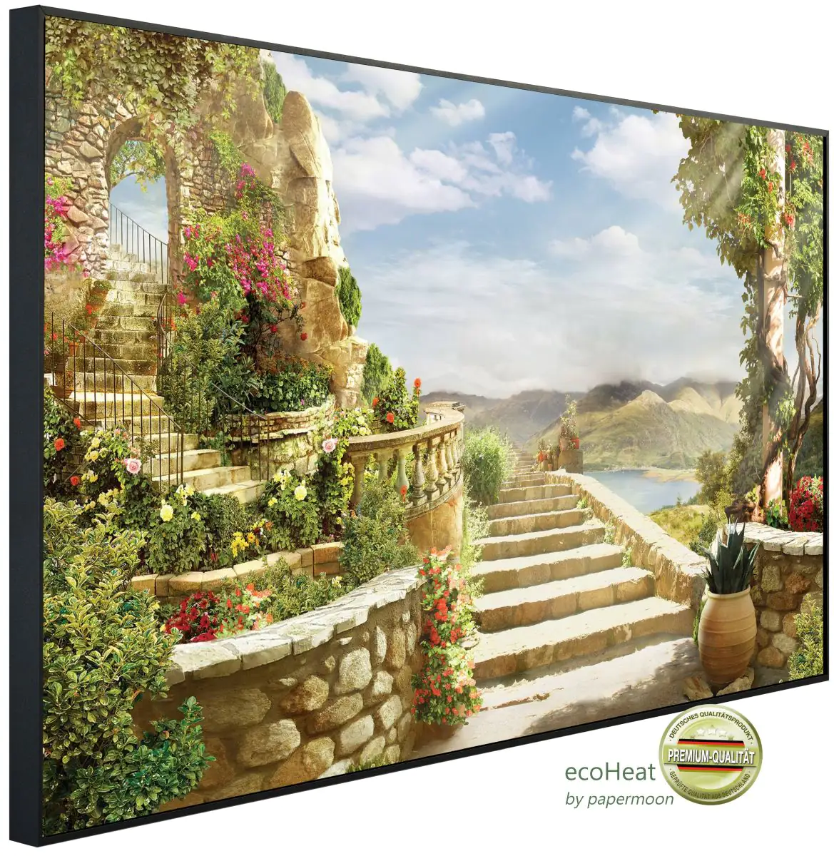 papermoon Infrarotheizkörper EcoHeat 75x120 cm 900 Watt, Portofino