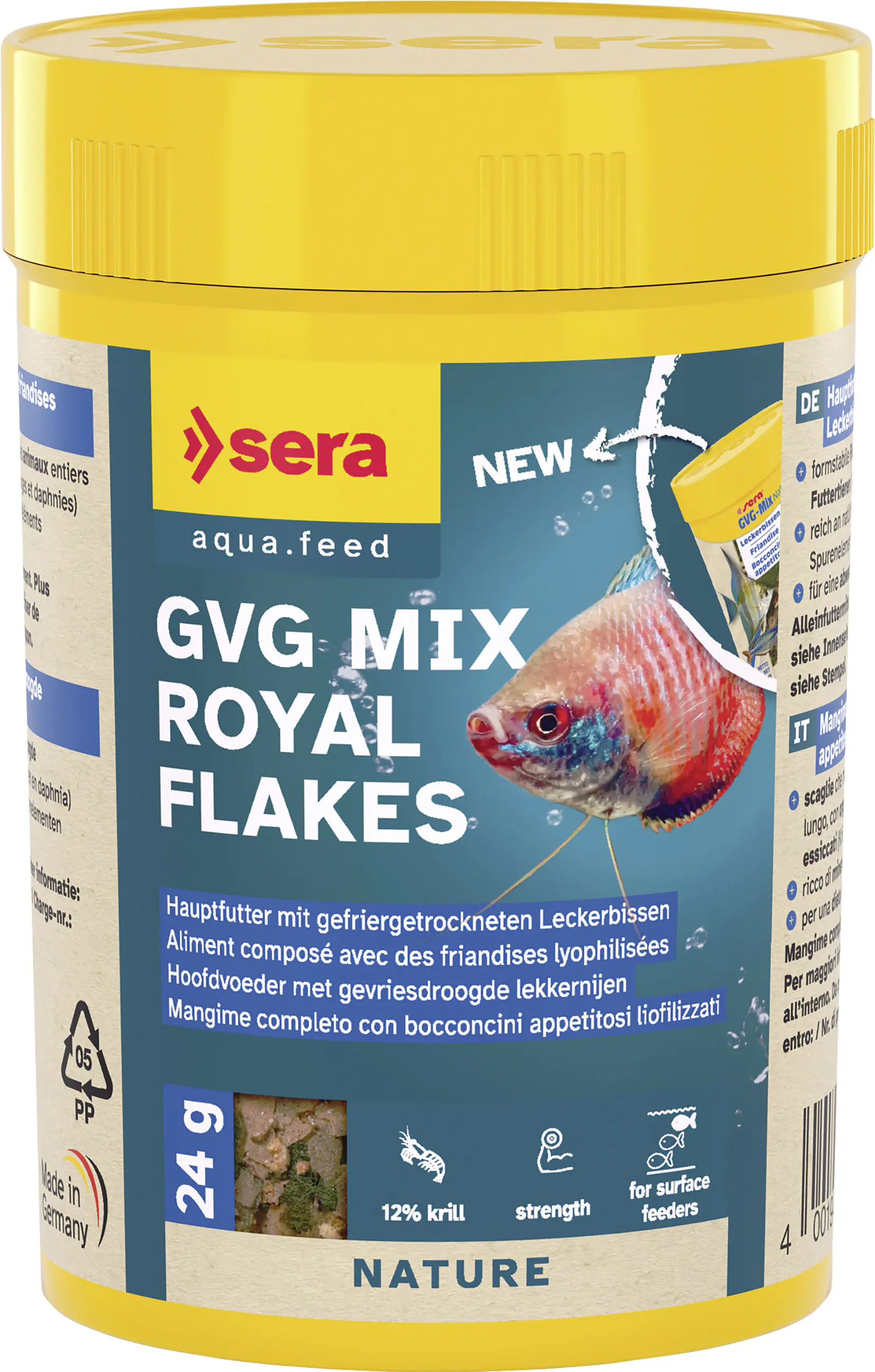 Sera Fischfutter GVG Mix Royal Flakes 100 ml