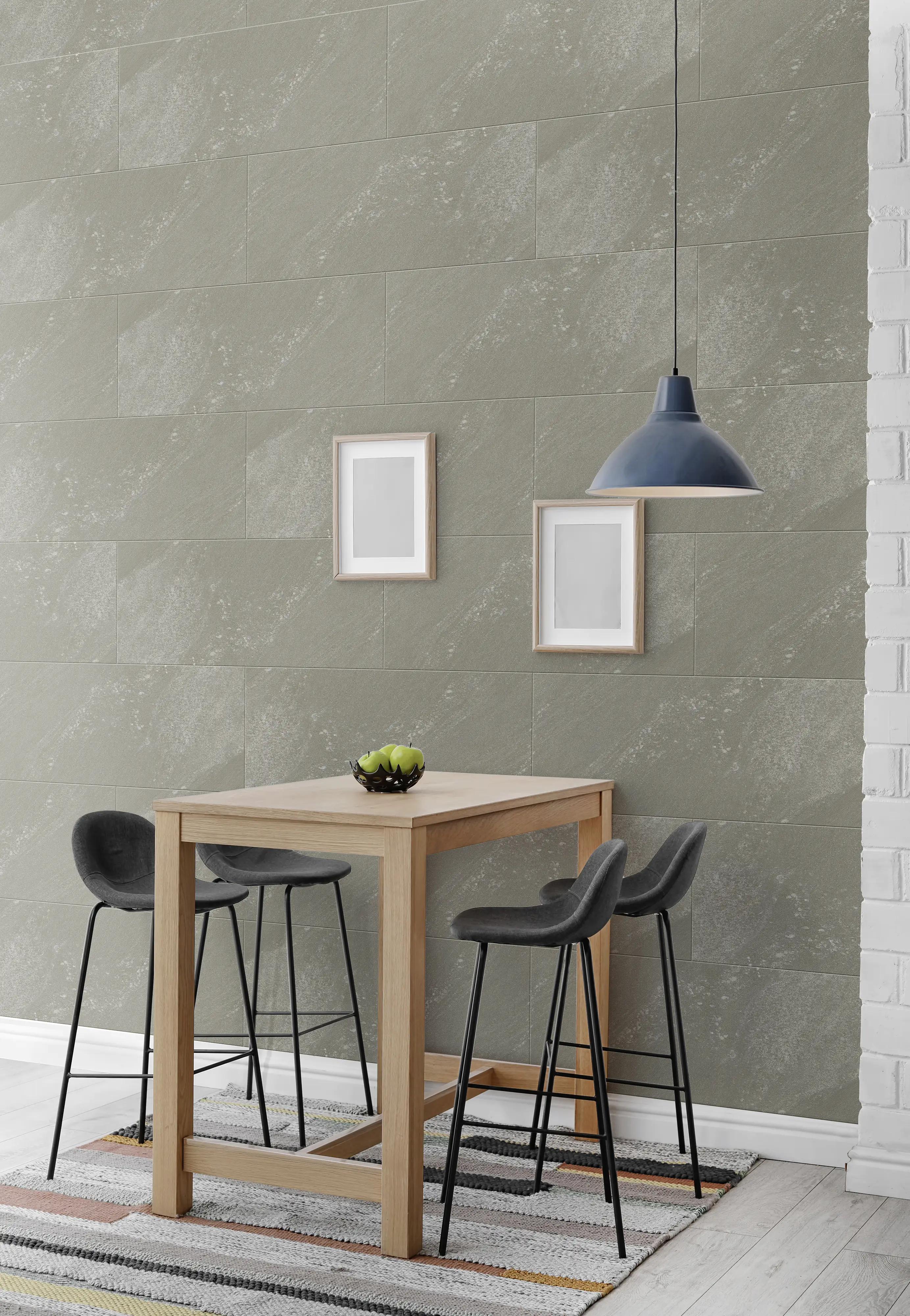 Grosfillex Kunststoffpaneel GX Wall+ Grey Concrete 60 x 30 cm 5 mm