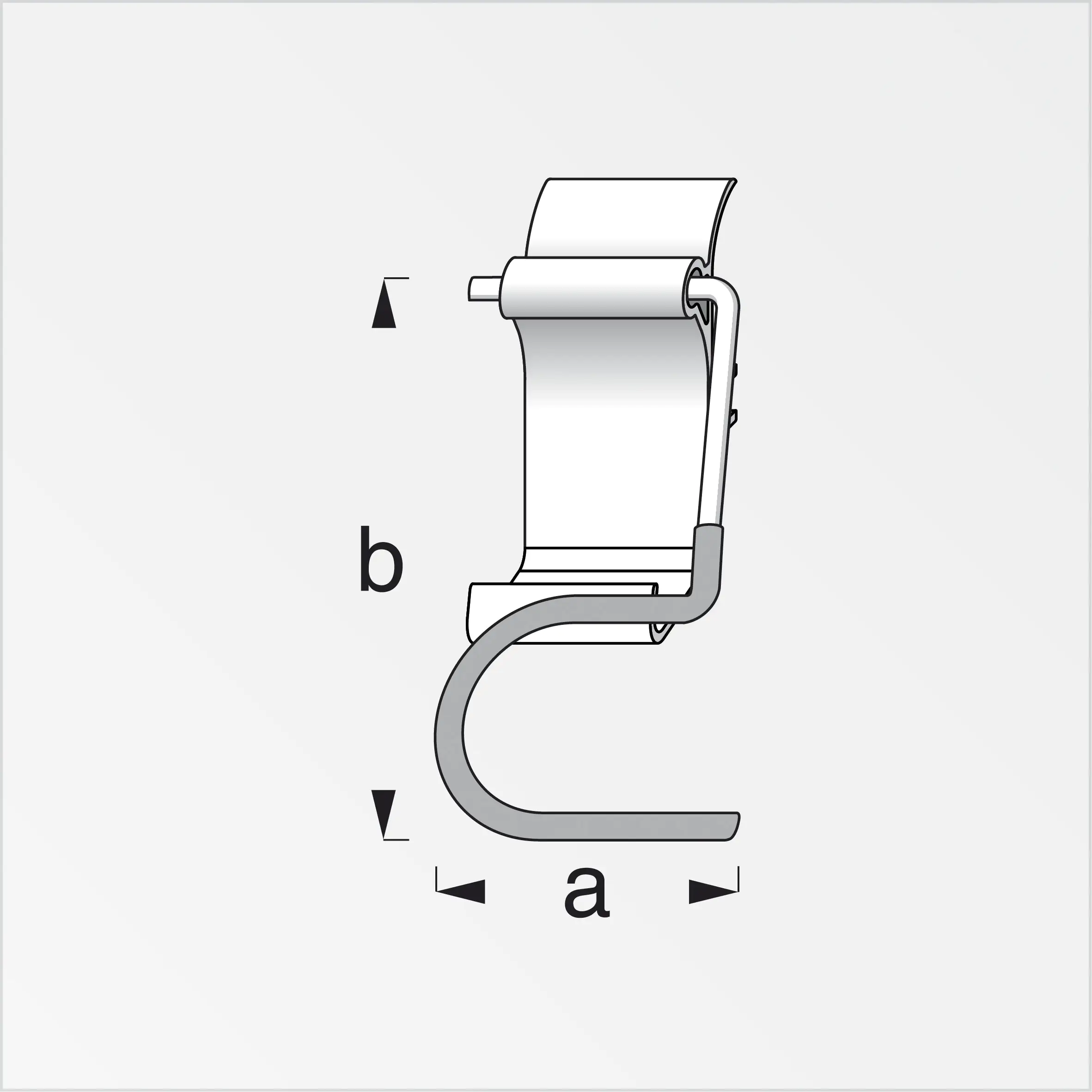coaxis®-Gerätehalter 60 mm 60 x 88 mm Aluminium roh blank coaxis®-Gerätehalter 60 mm 60 x 88 mm Aluminium roh blank