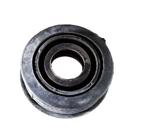 Spülrohrverbinder Gummi, schwarz