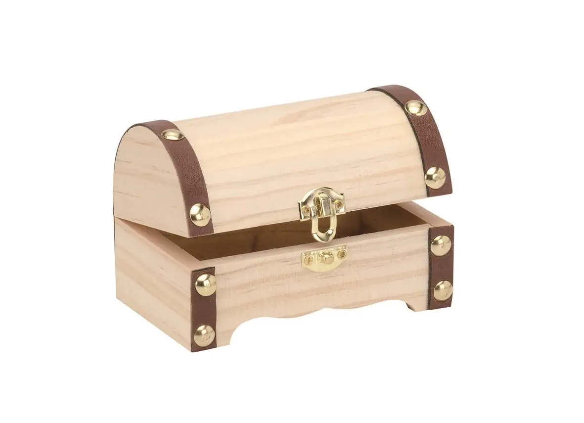 Glorex Schatztruhe 11,5 x 7,5 x 7,5 cm