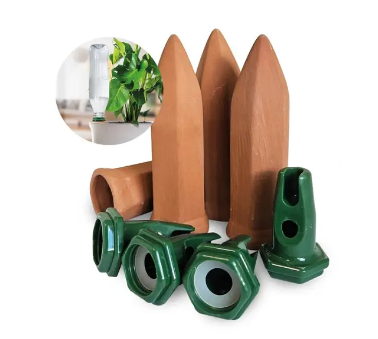 Biogreen Bewässerungssystem Pflanzen Hydro Classic Tonkegel für PET-Flaschen 4er Set