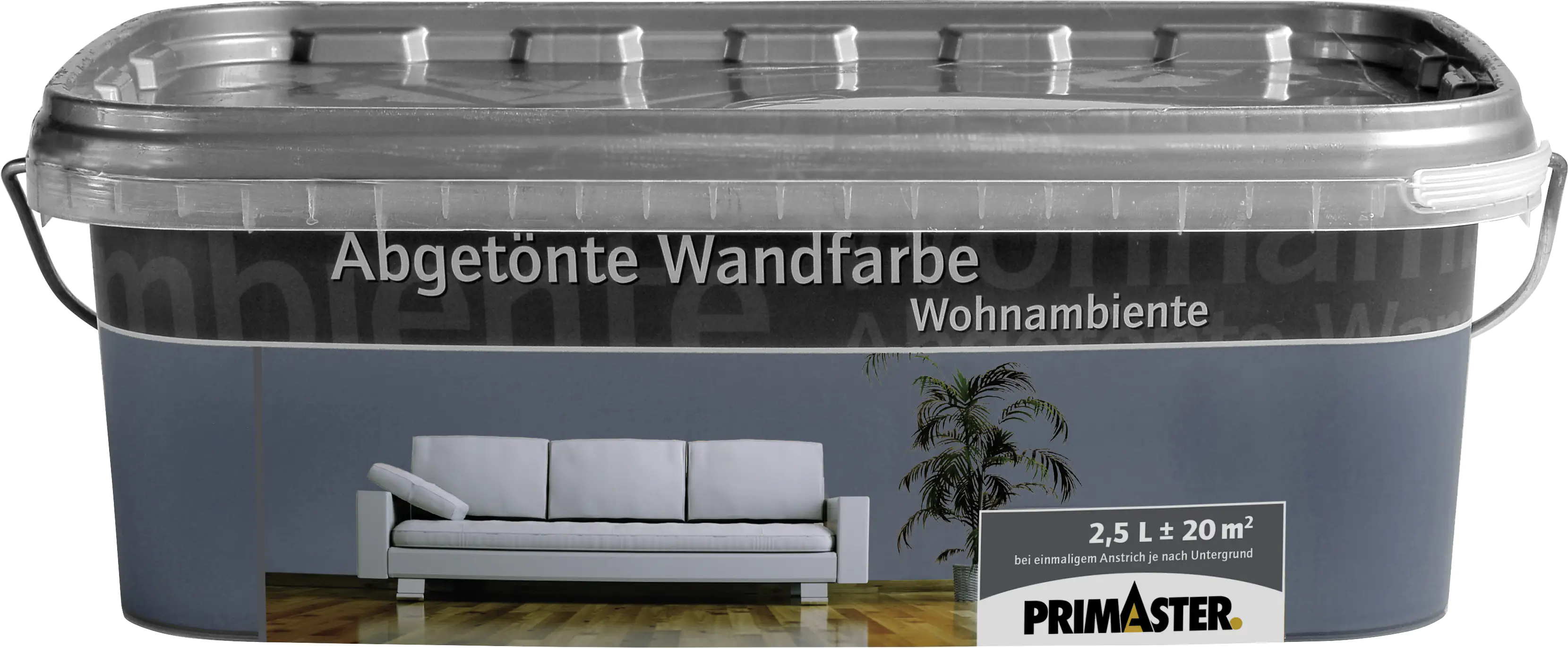 Primaster Wandfarbe Wohnambiente 2,5 L lavagrau
