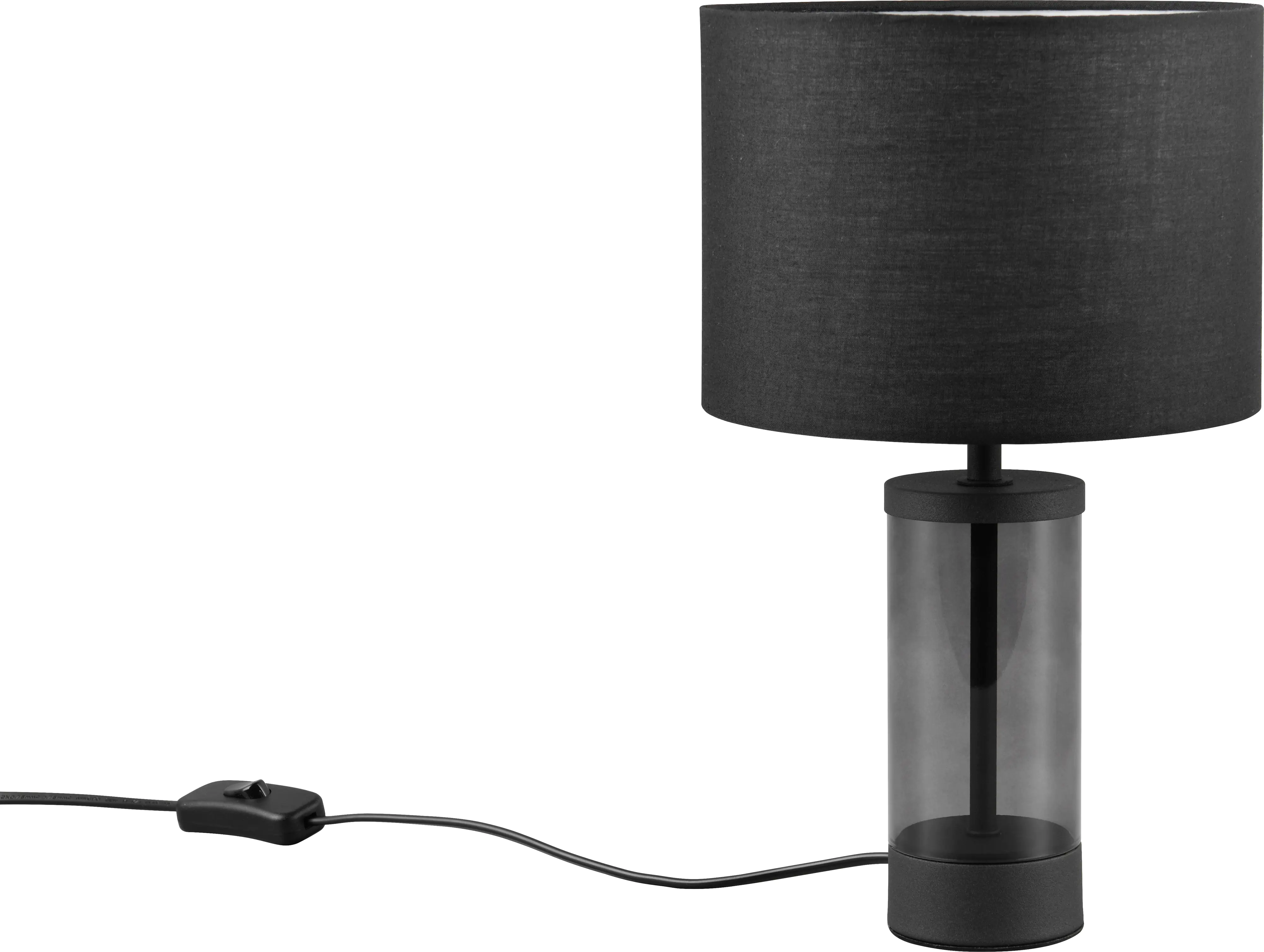 Trio Leuchten Tischleuchte Grazia E14, schwarz, Metall/Glas Trio Leuchten Tischleuchte Grazia E14, schwarz, Metall/Glas