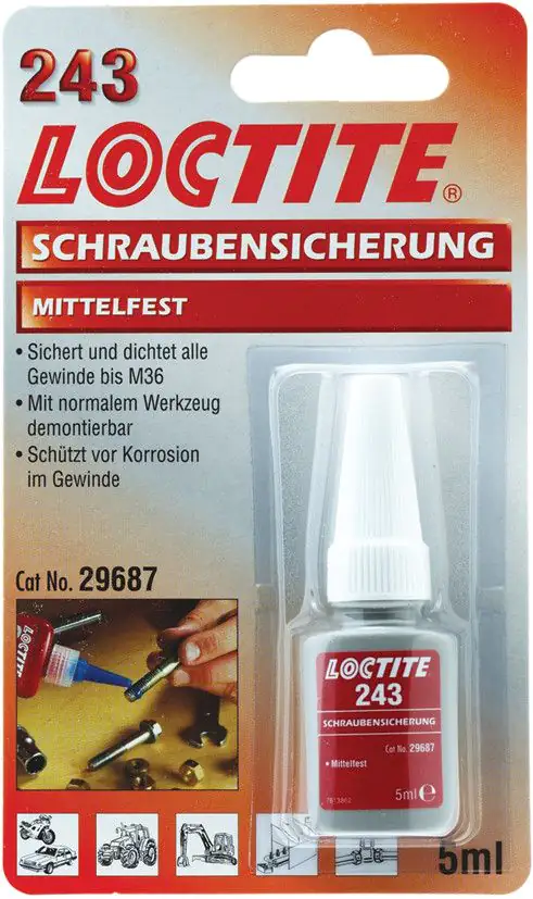 4100630000060 Loctite 243 Schraubensicherung 5 ml