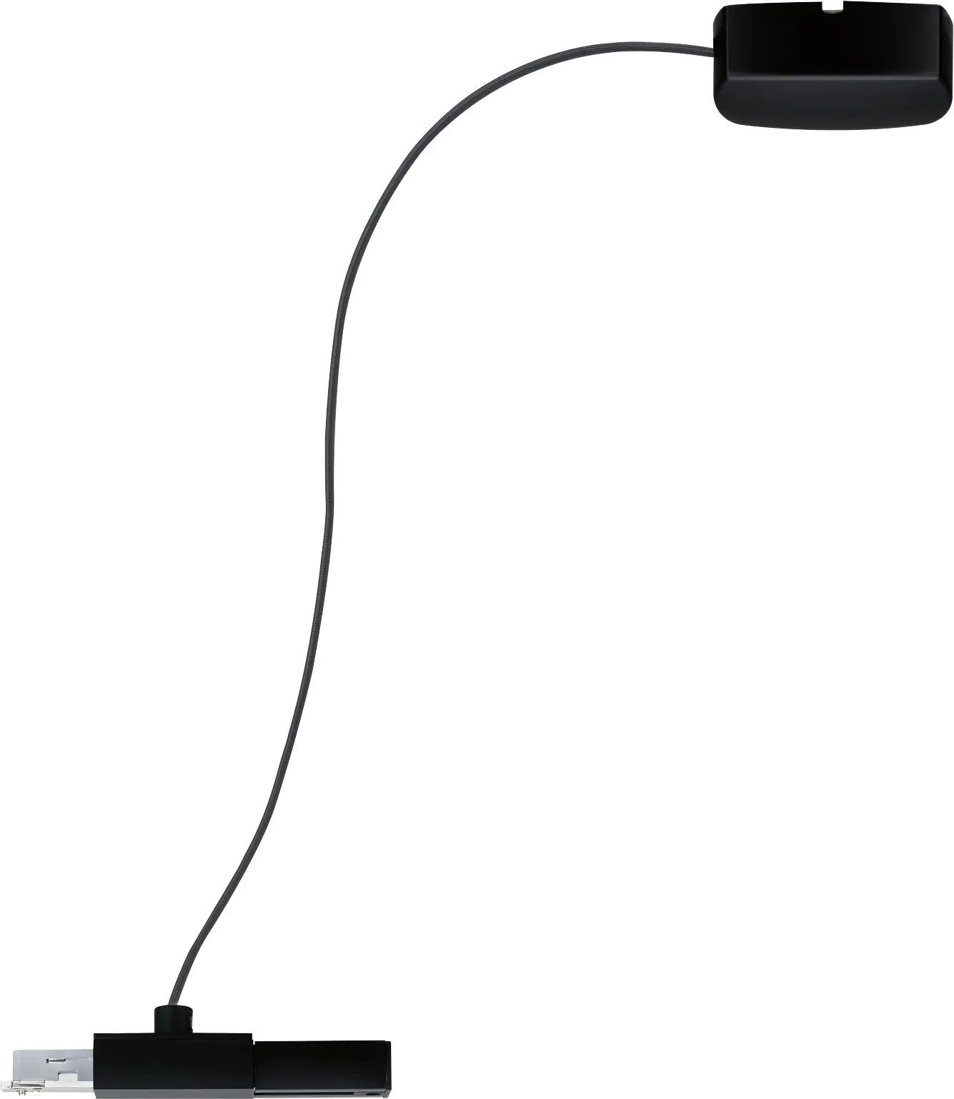 Paulmann URail Kabeleinspeisung schwarz matt 2m max. 1.000 W