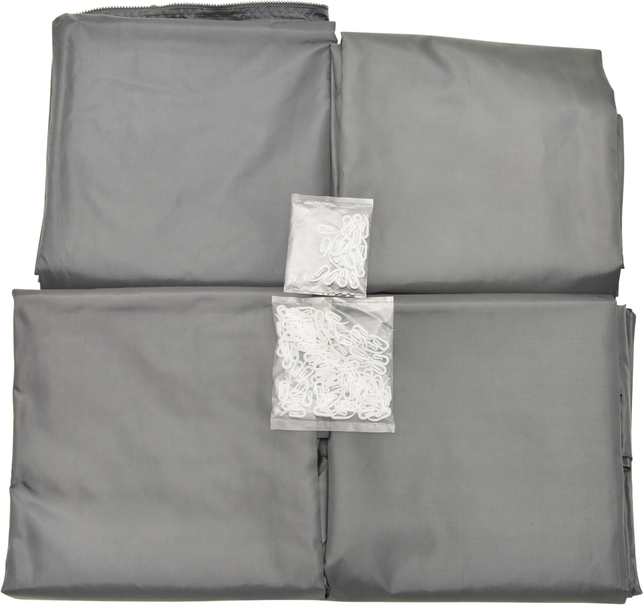Canopia Pavillon Roma Vorhang-Set 225x235 cm, grau